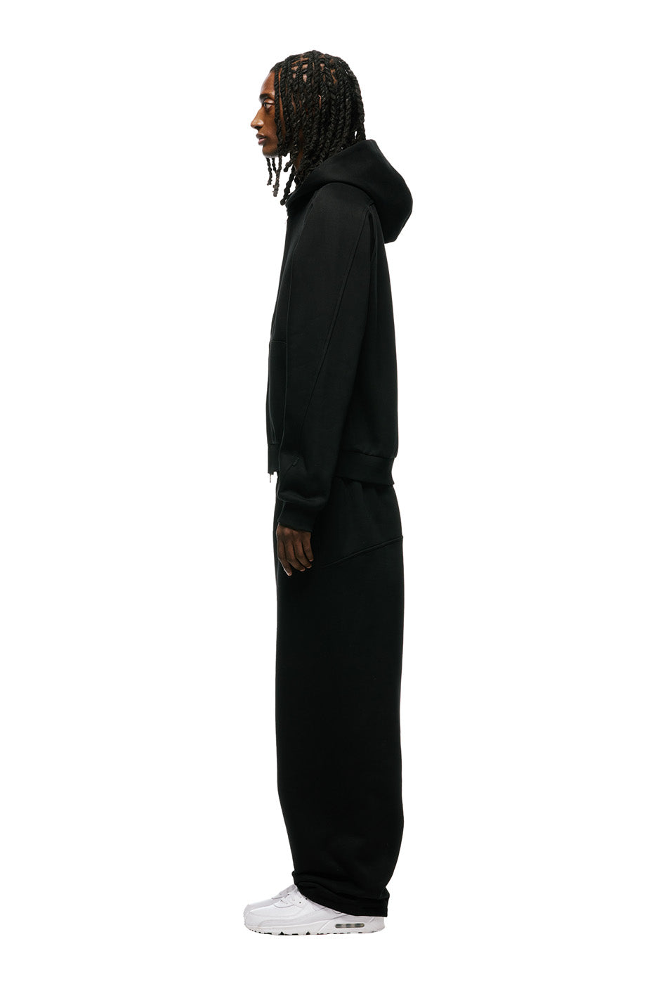 LIL CALM ZIP HOODIE BLACK