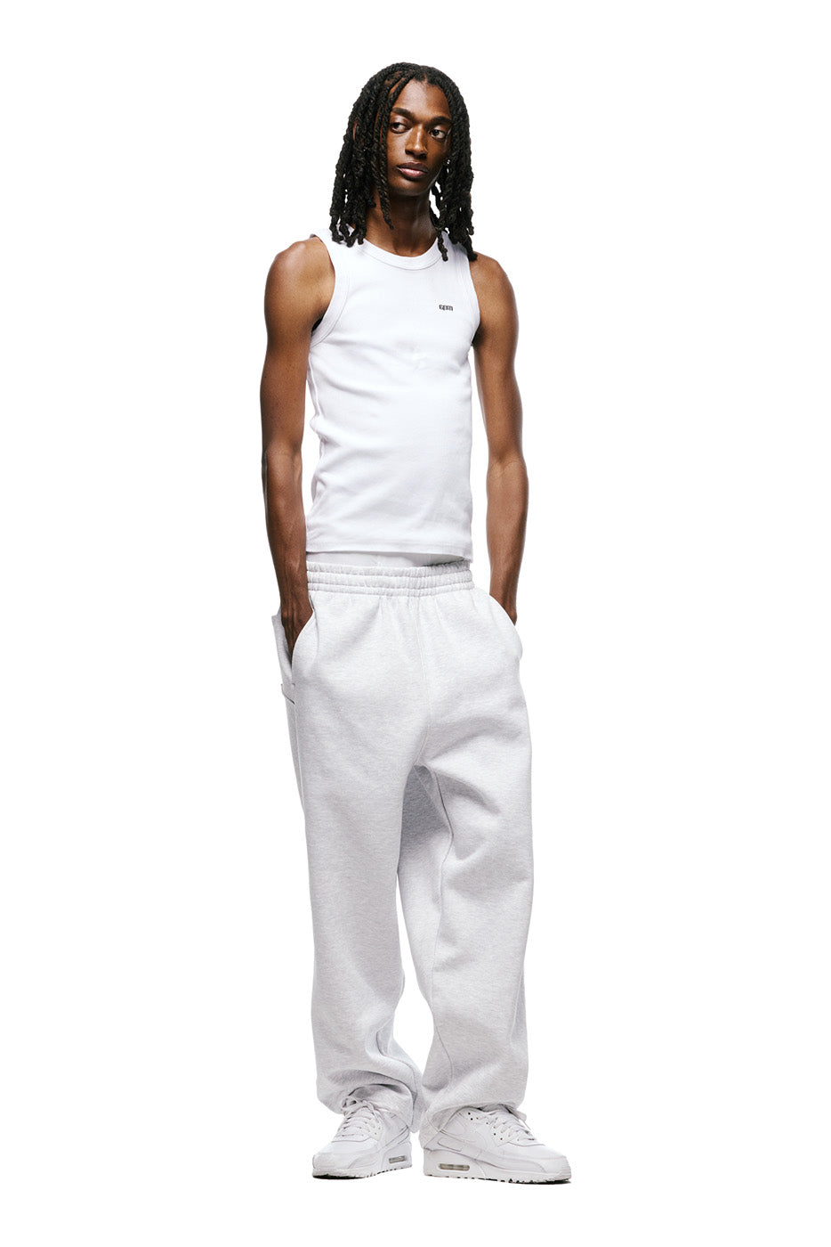 LIL CALM JOGGER LIGHT GREY MELANGE