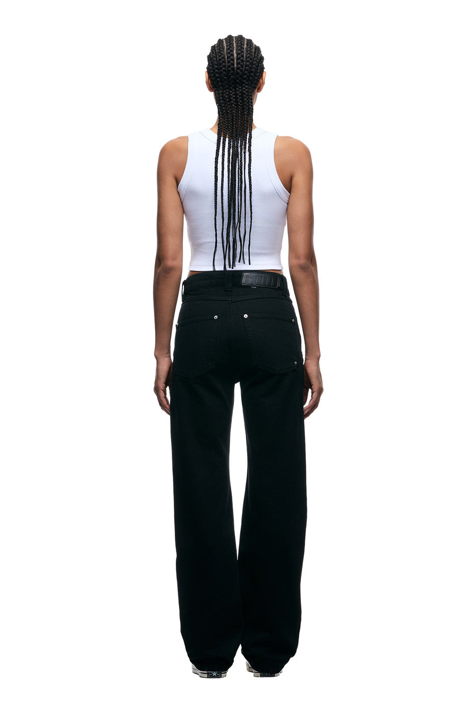 6PM+ STRAIGHT REGULAR DENIM BLACK
