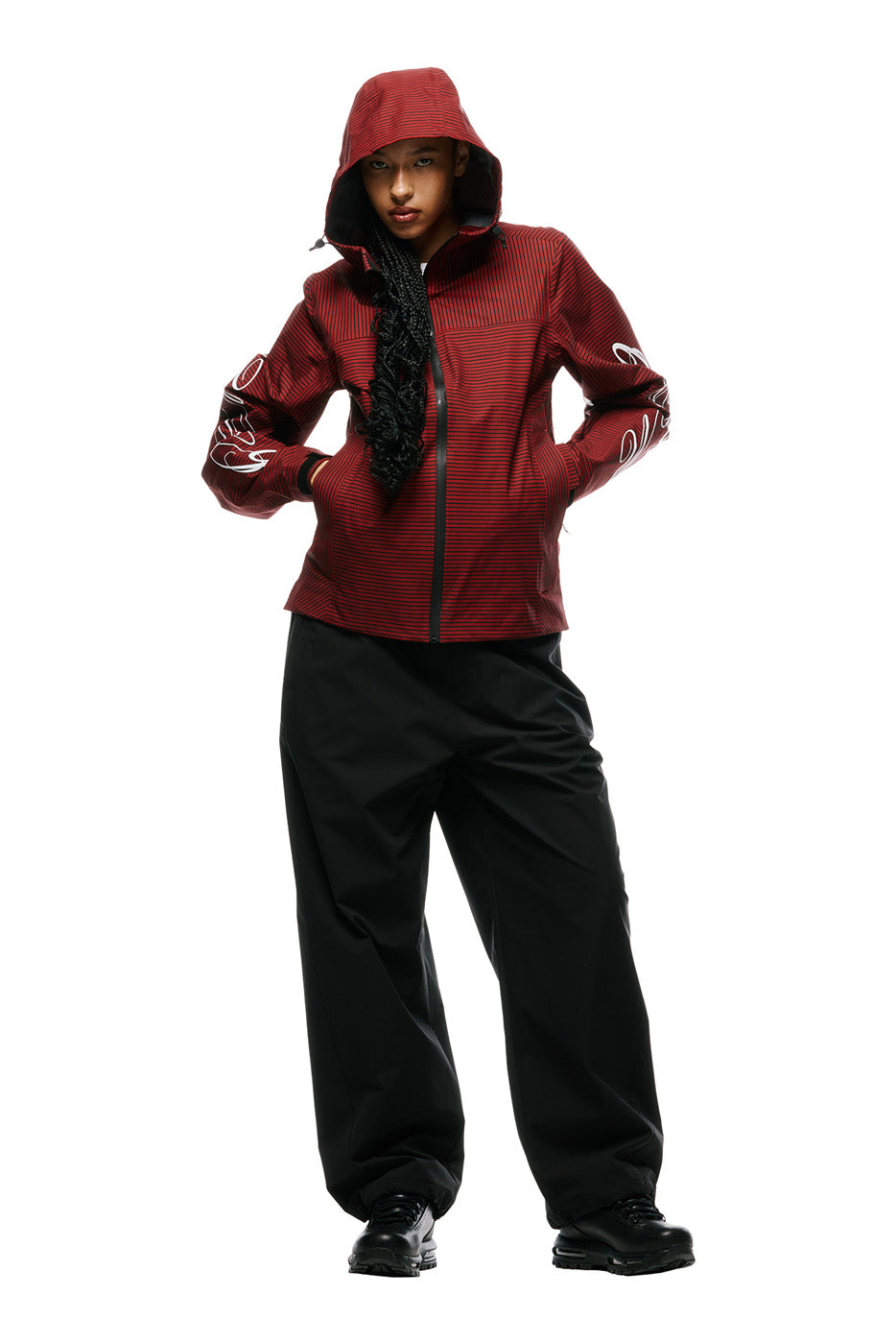 SHELL RAIN JACKET CANDY APPLE