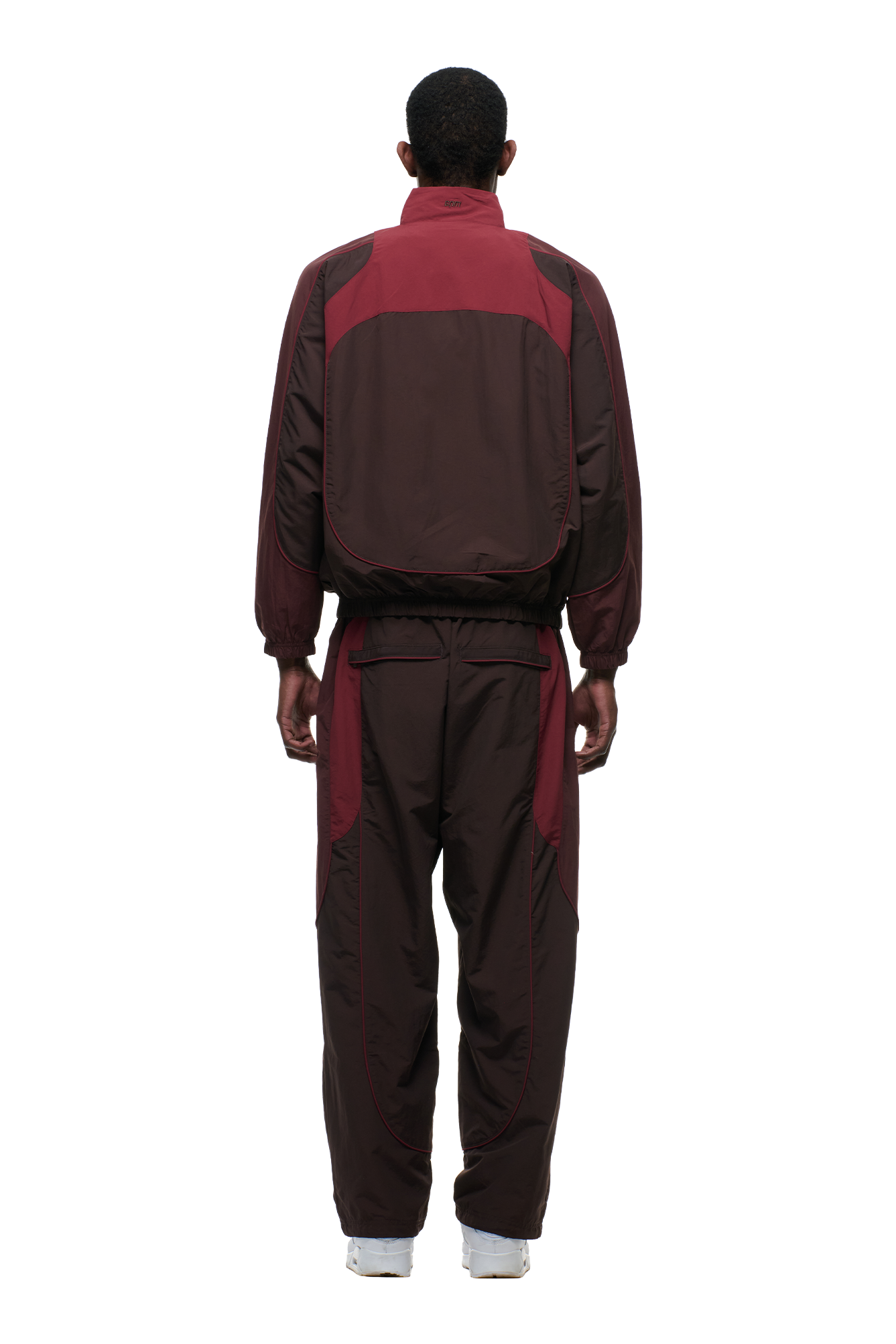 EVERYDAY TRACK JACKET DARK BURGUNDY