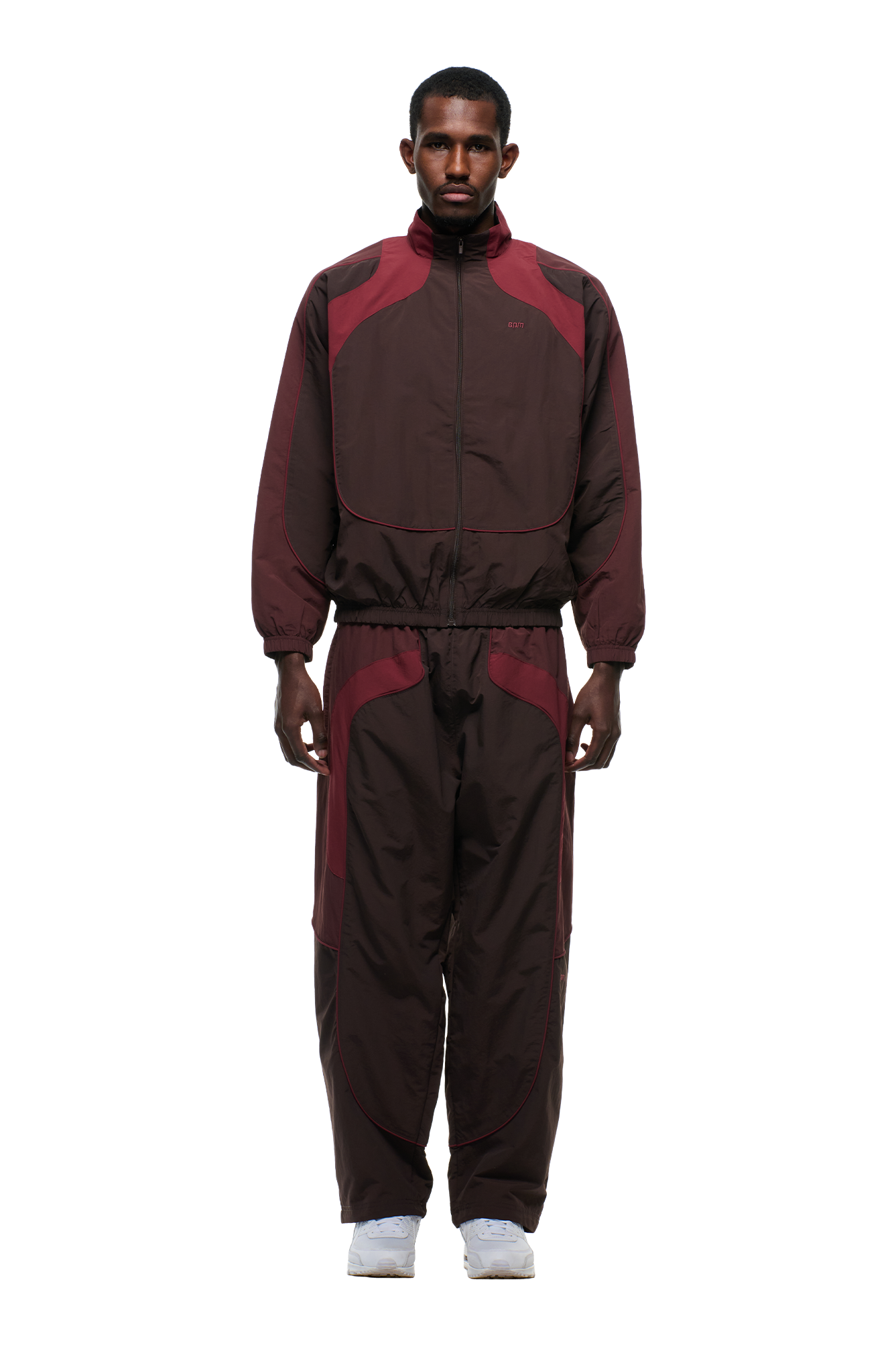 EVERYDAY TRACK JACKET DARK BURGUNDY