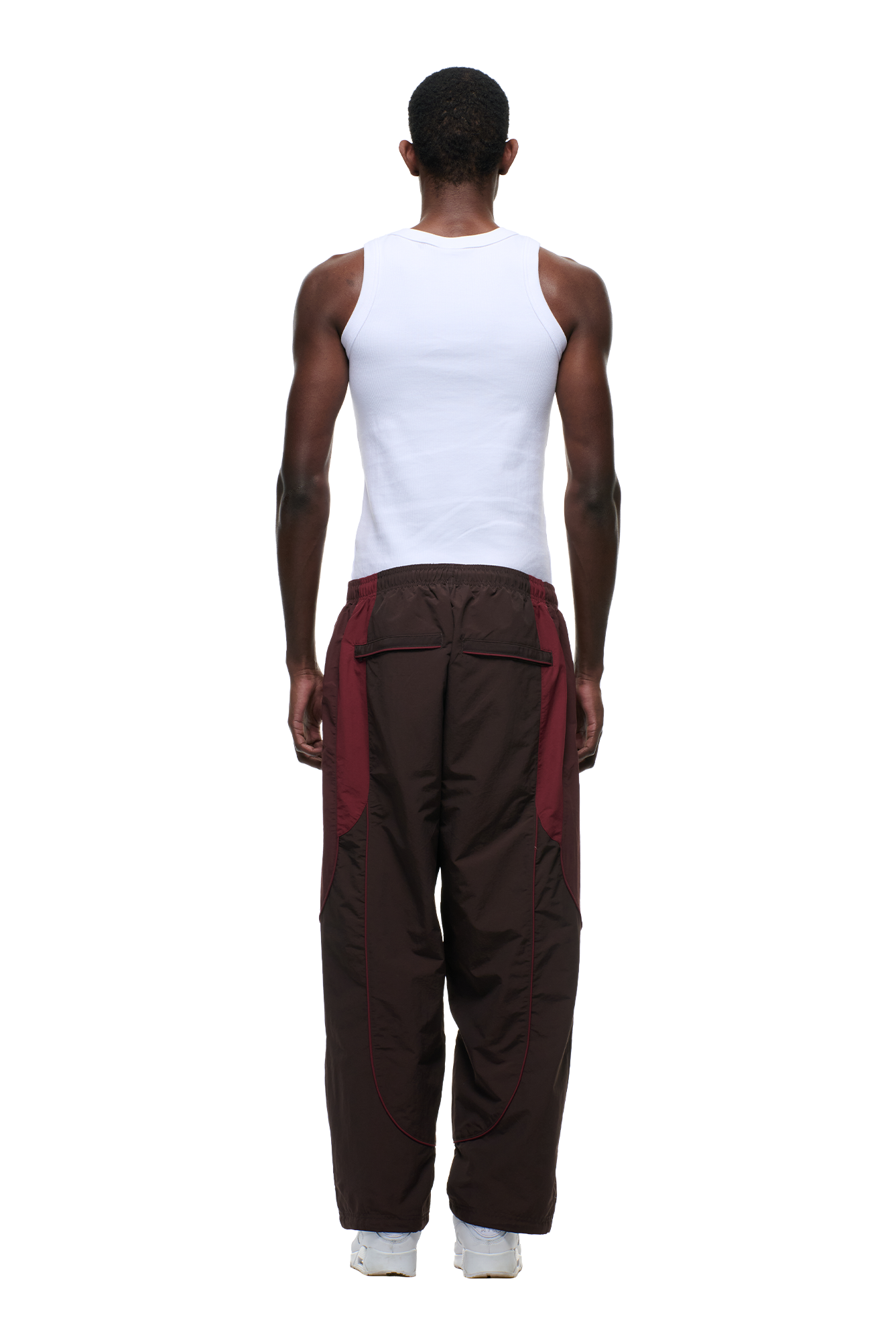 EVERYDAY TRACK PANTS DARK BURGUNDY