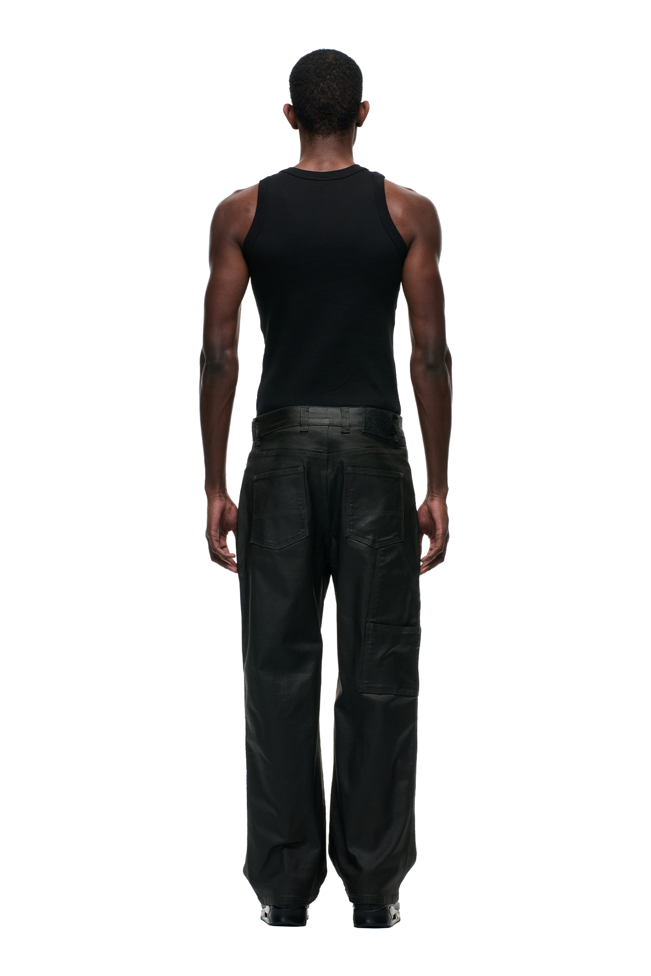 COATED CARPENTER DENIM ROASTED SEAWEED