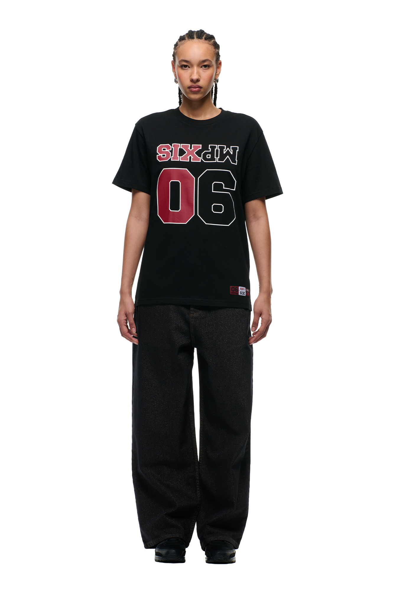 DOWN UNDER COLLEGE T-SHIRT BLACK