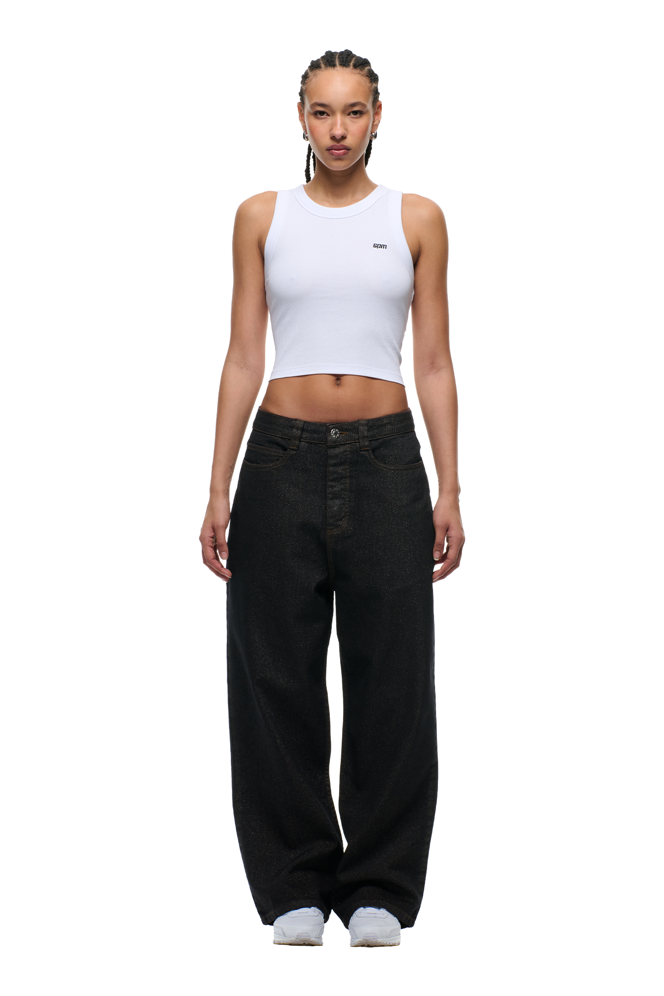 X-TRA WIDE DENIM RUSTY GLITTER