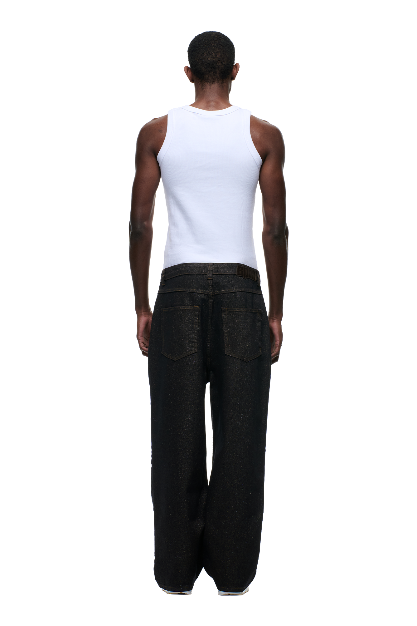 X-TRA WIDE DENIM RUSTY GLITTER