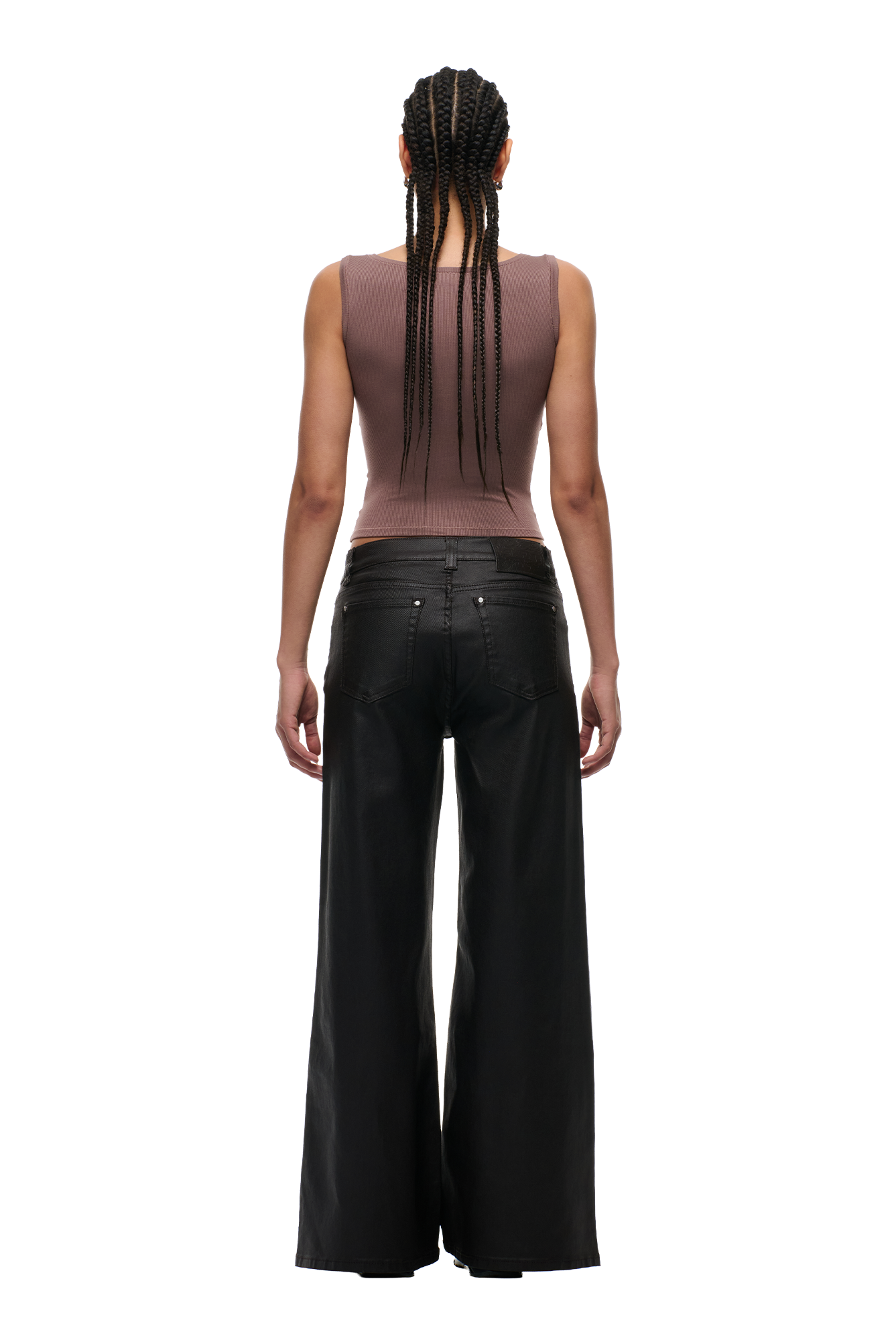 WMNS WIDE DENIM HASH BROWNIE