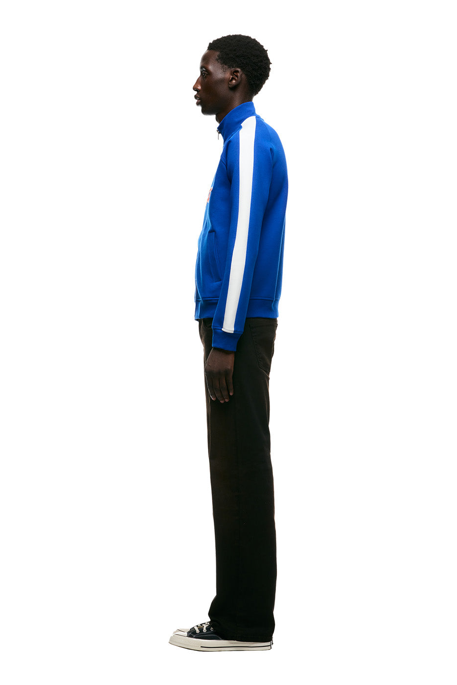 SLIM FIT TRAINER JACKET ROYAL BLUE