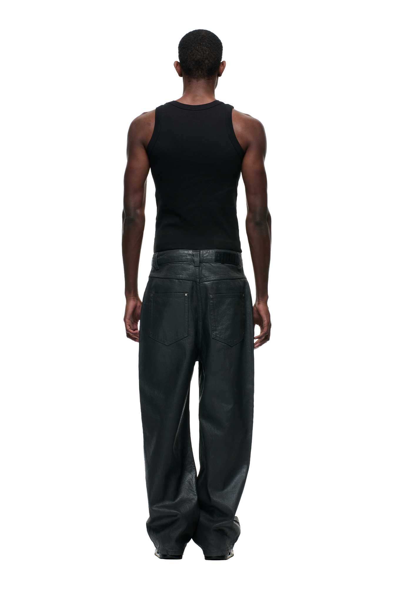 X-TRA WIDE COATED DENIM DARK CHROME