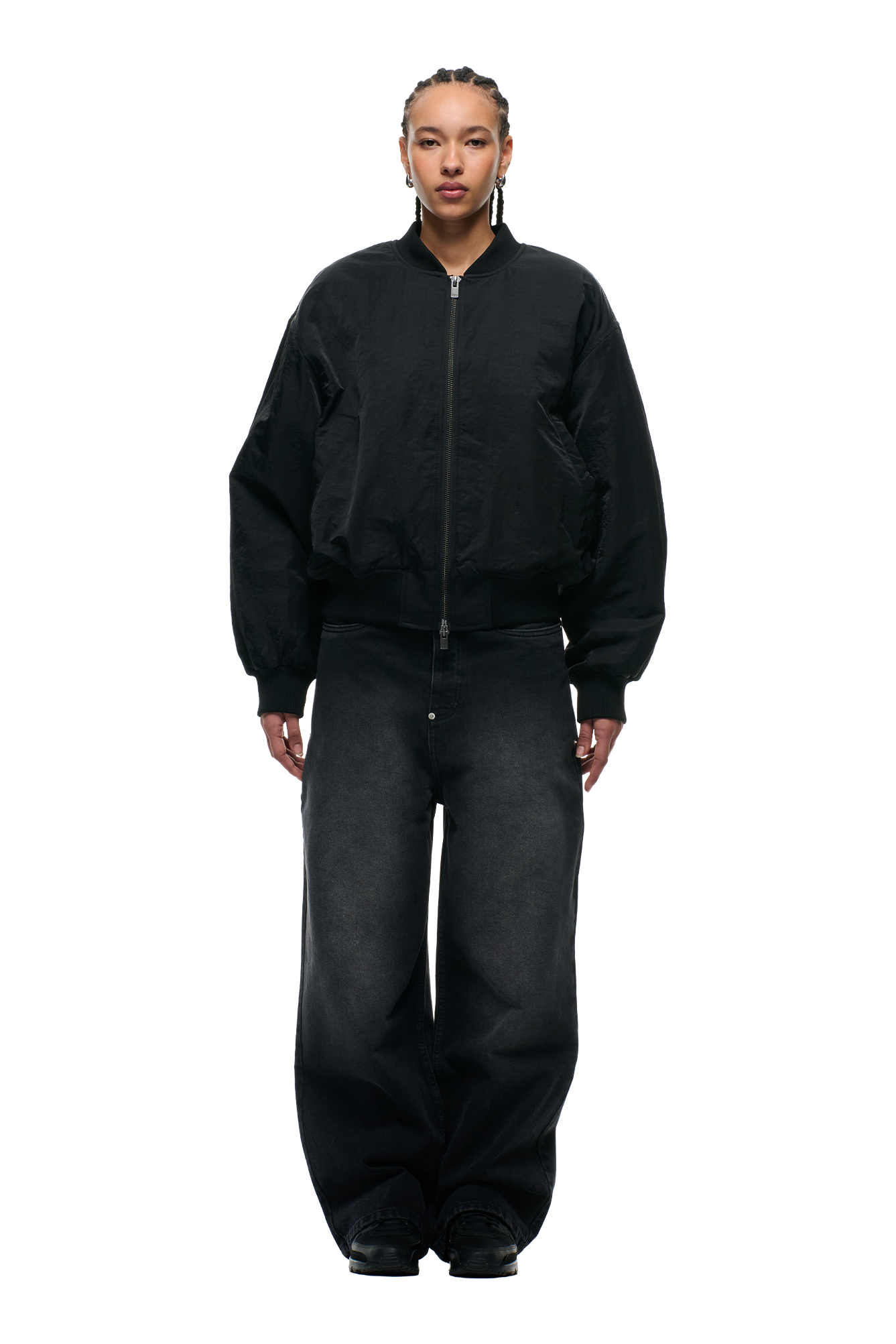 MA-6 NYLON BOMBER BLACK