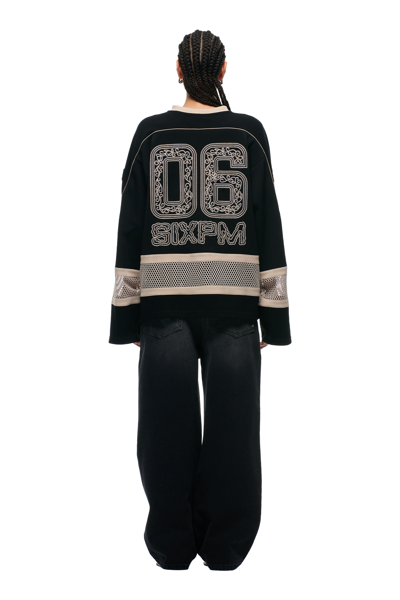 ORNAMENT HOCKEY JERSEY BLACK