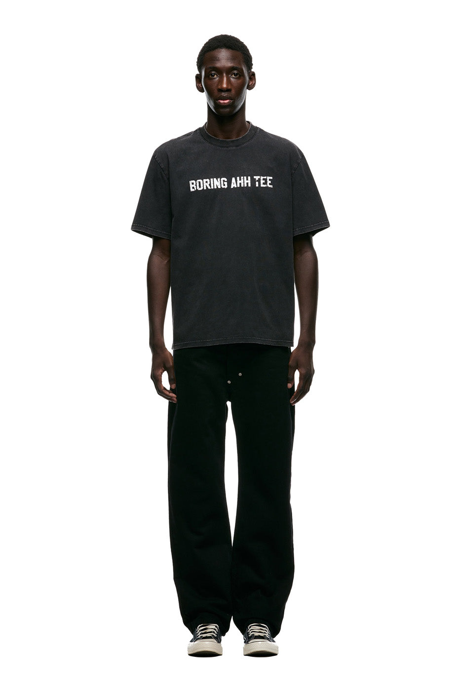 BORING AHH TEE BLACK