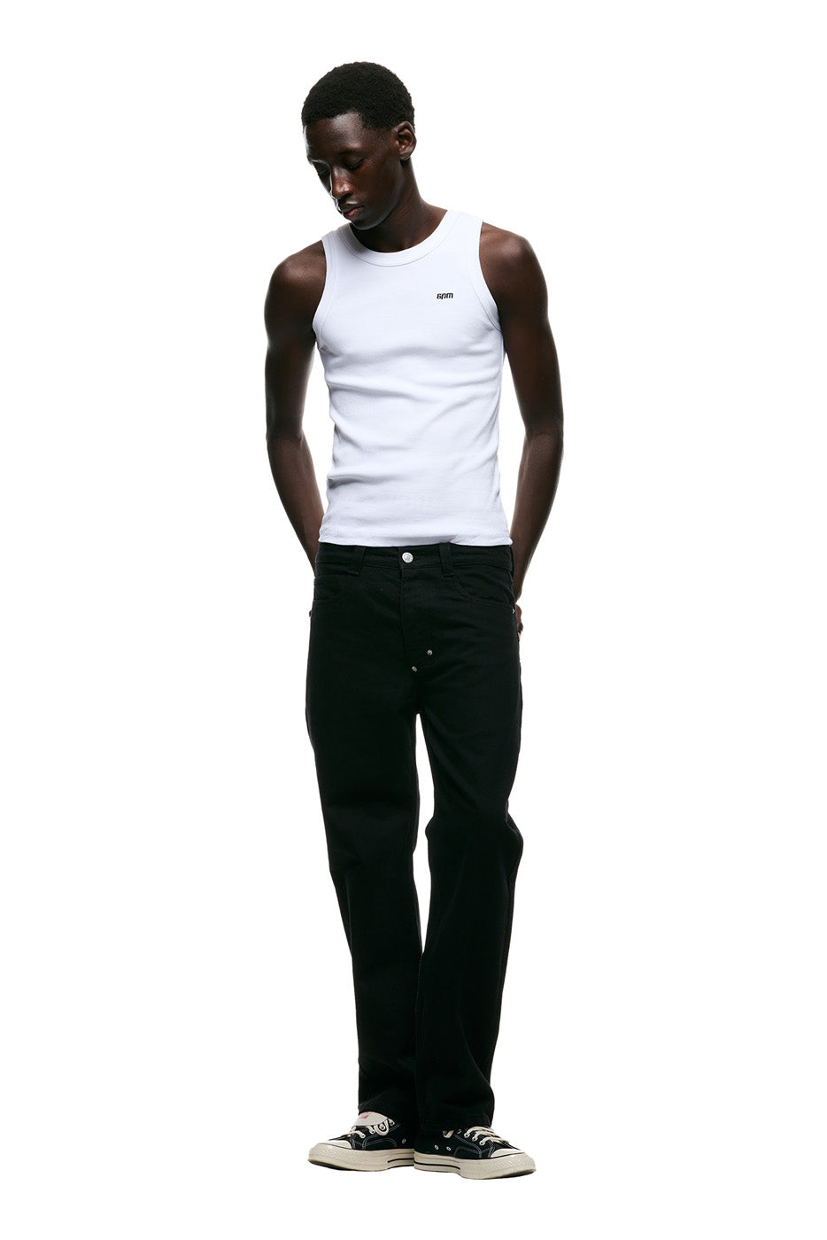 6PM+ STRAIGHT REGULAR DENIM BLACK