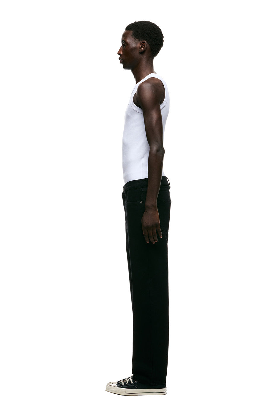 6PM+ STRAIGHT REGULAR DENIM BLACK