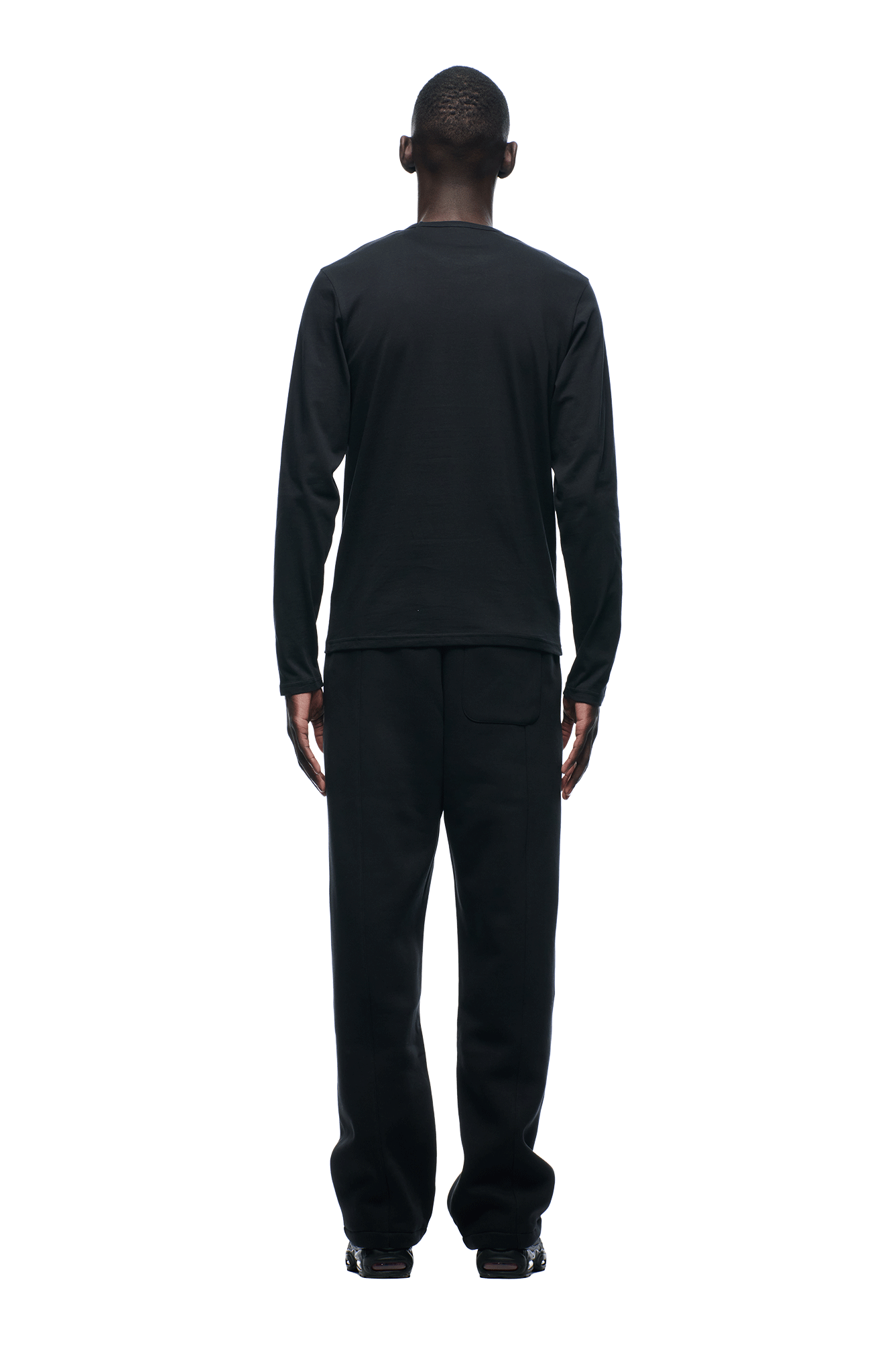 6PM+ SLIM FIT LONGSLEEVE FADED BLACK