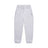 The 6PM CUFF JOGGER LIGHT GREY features an elastic waistband with drawstring, two side pockets, and cuffed ankle openings, shown laid flat on a white background.