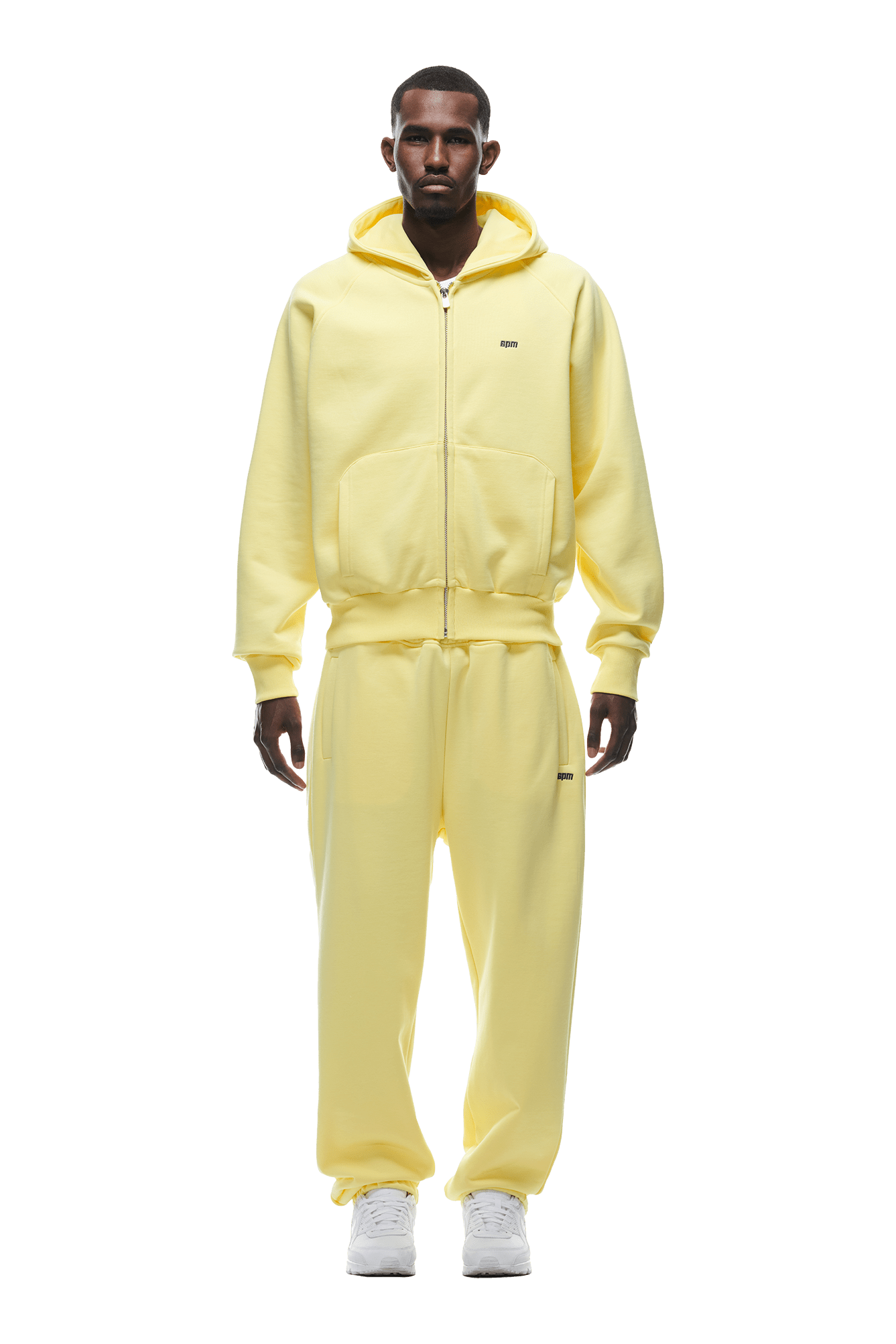 Zip Hoodie Bright Lemon