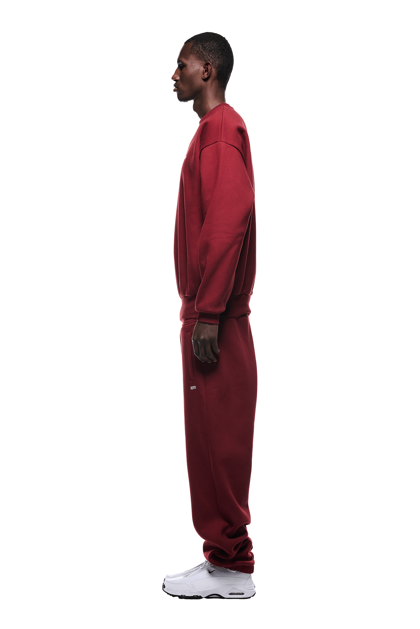 CREWNECK WINE RED