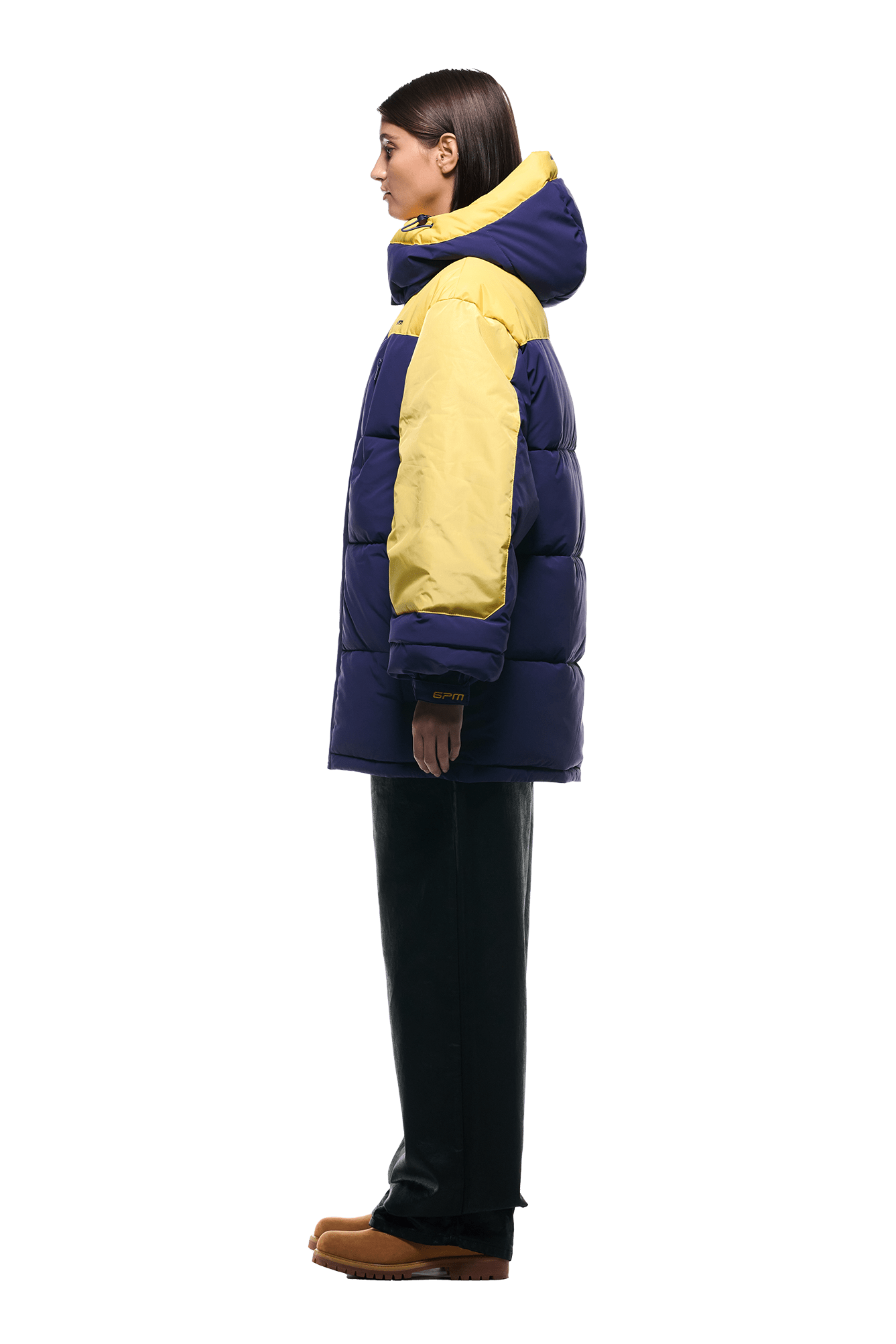 COACH PUFFER COAT BLUE