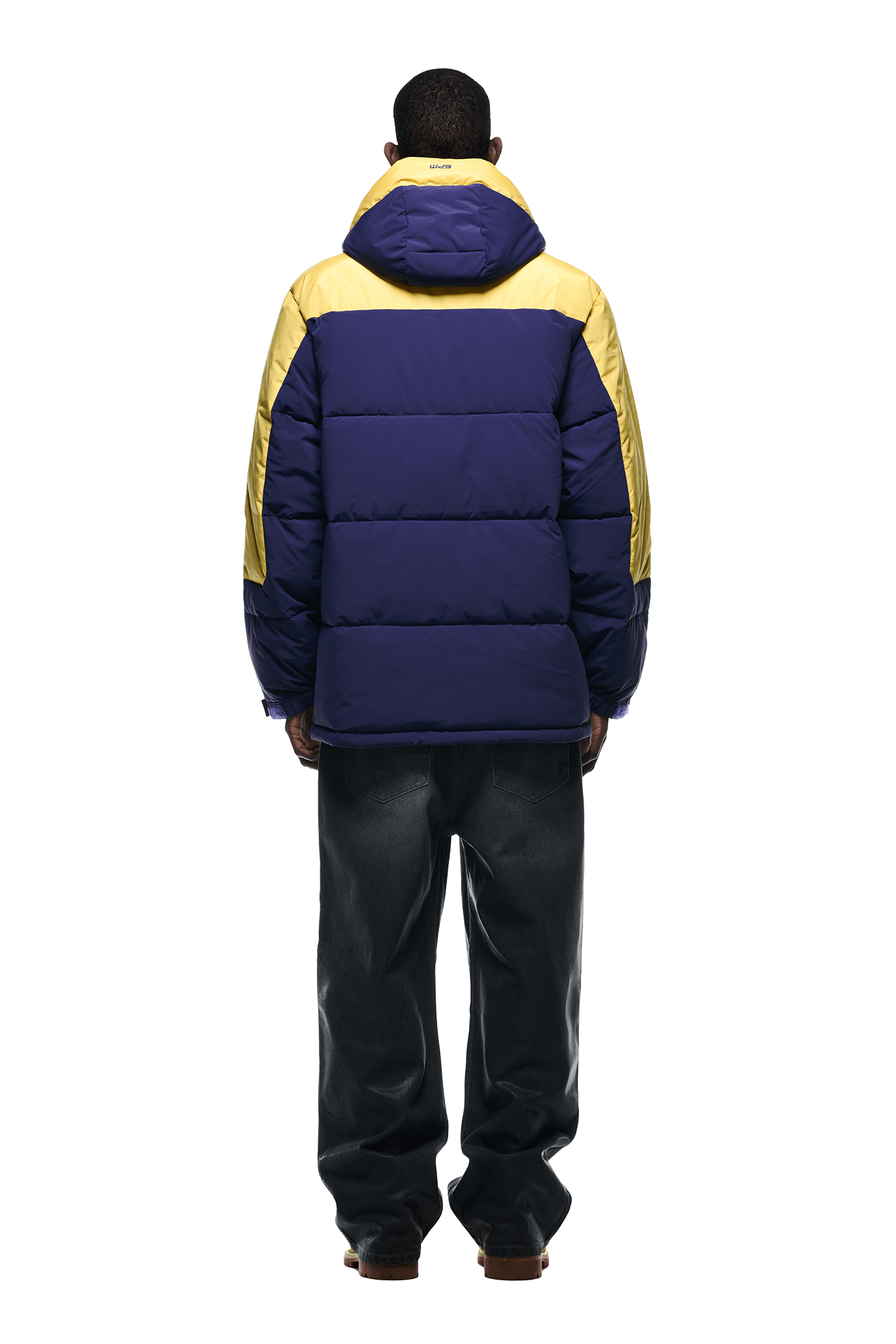 COACH PUFFER COAT BLUE