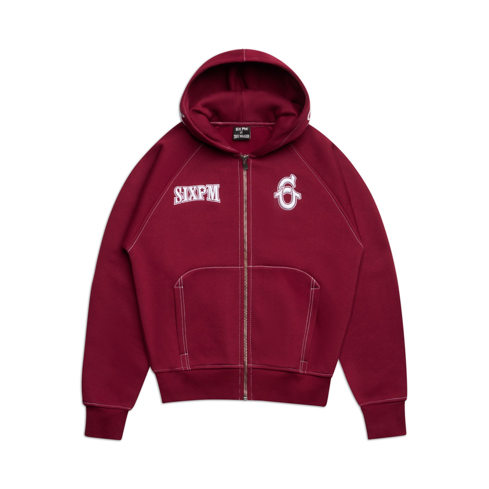 Icons Zip Hoodie Burned Red | 6PM® x True Religion®