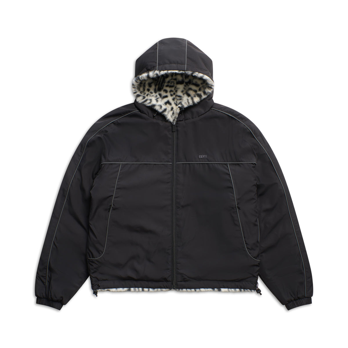 REVERSIBLE NYLON JACKET BLACK /WHITE