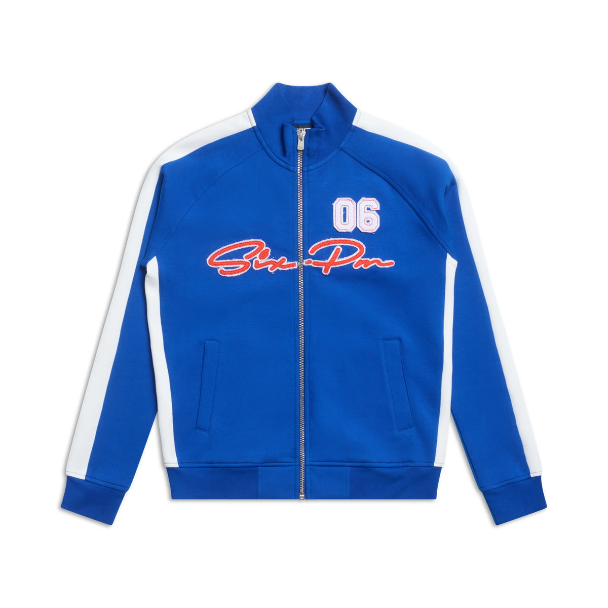 SLIM FIT TRAINER JACKET ROYAL BLUE