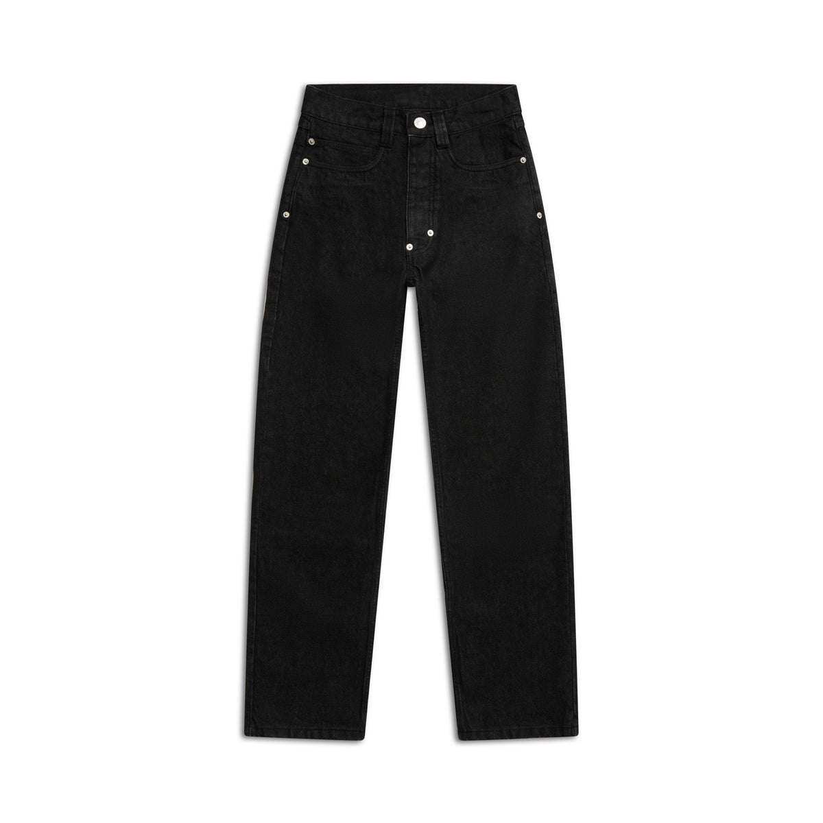 6PM+ STRAIGHT REGULAR DENIM BLACK RAW