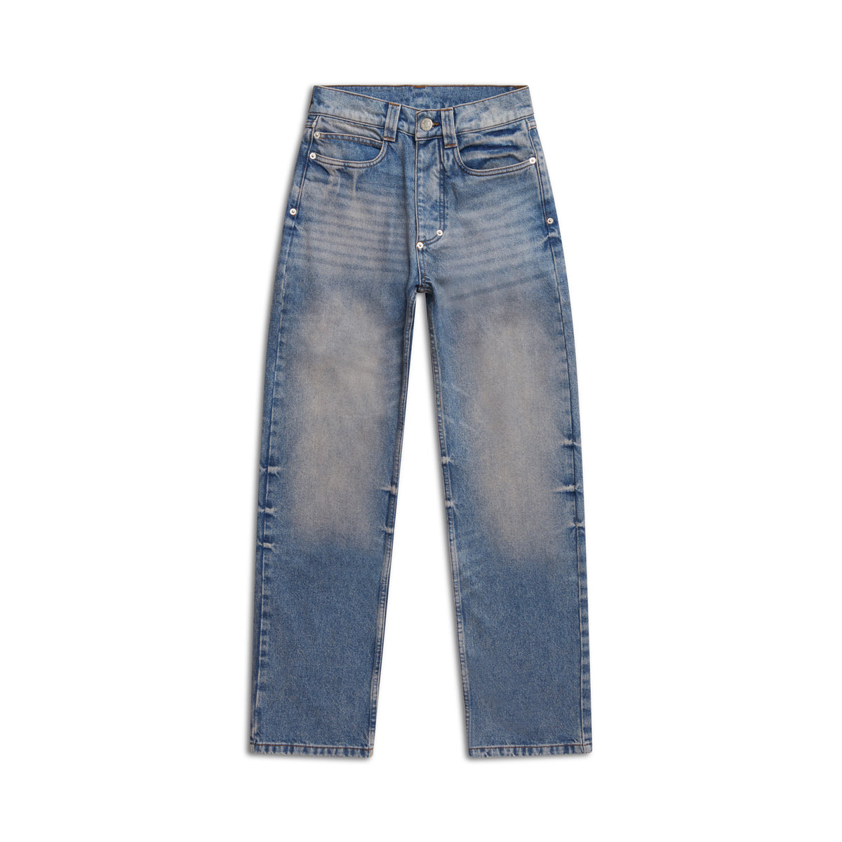 6PM+ STRAIGHT REGULAR DENIM MEDIUM BLUE
