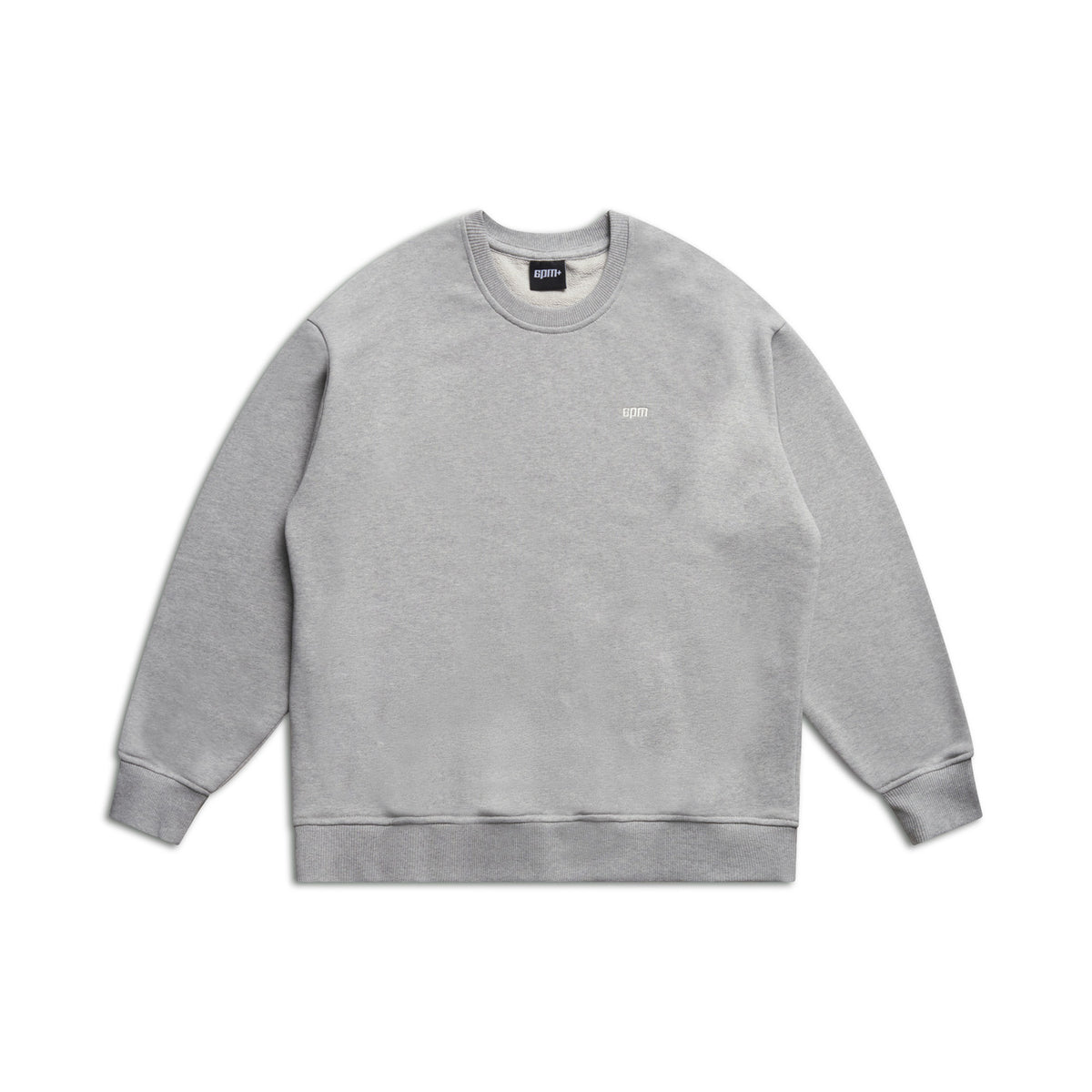 6PM+ CREWNECK '26 MID GREY MELANGE