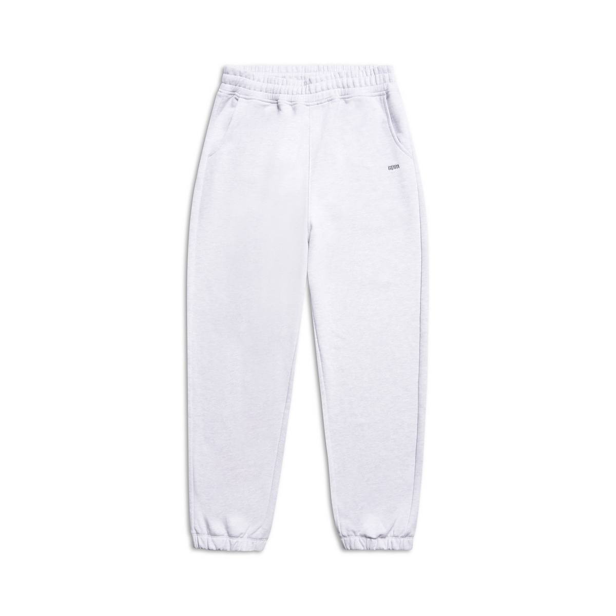 6PM+ BAGGY CUFFED JOGGER LIGHT GREY MELANGE