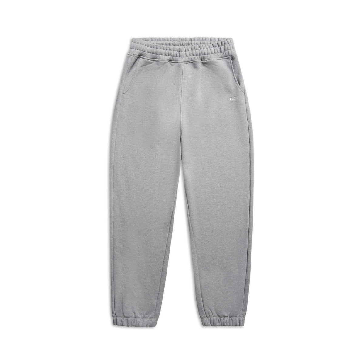 6PM+ BAGGY CUFFED JOGGER MID GREY MELANGE