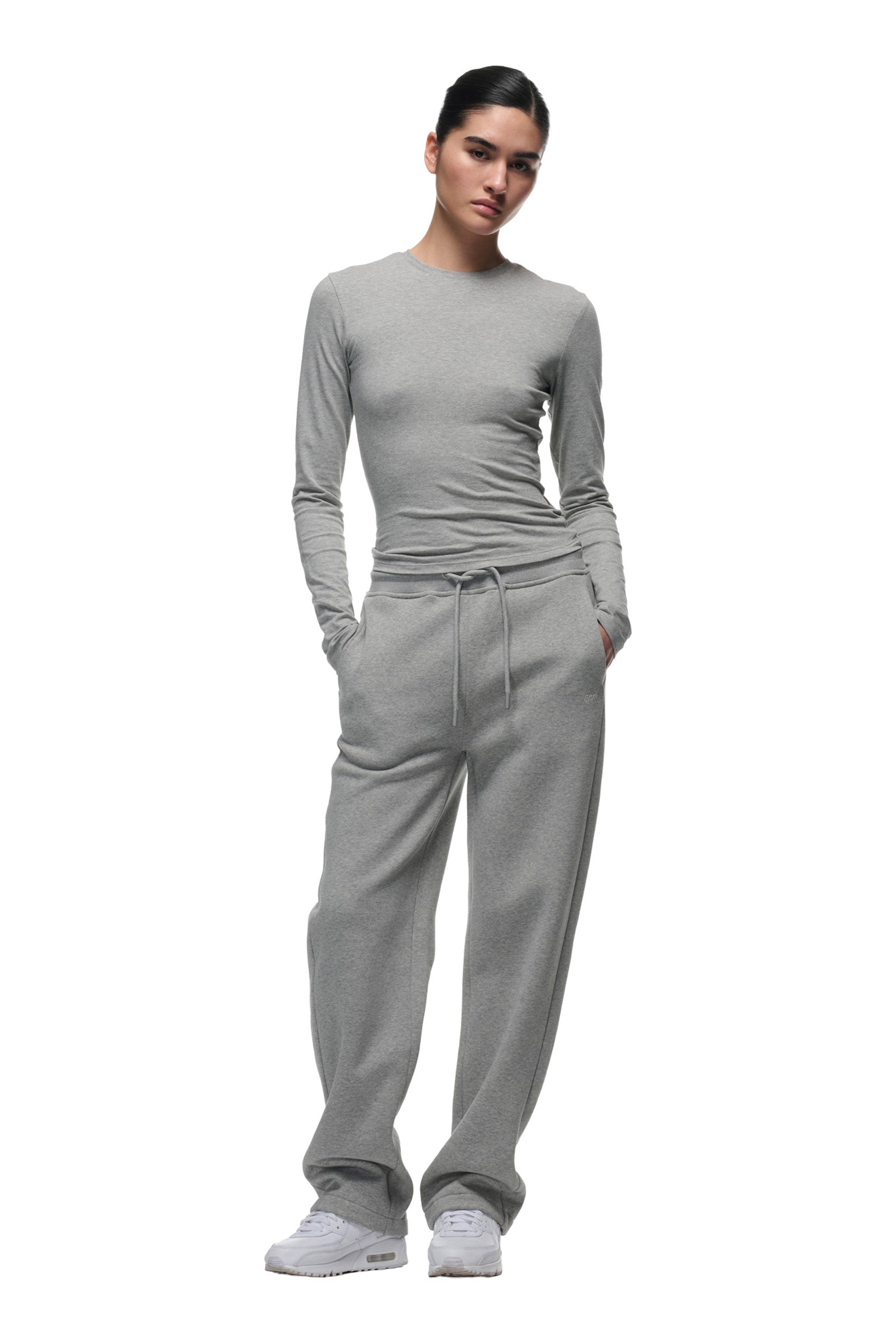 WMNS LONGSLEEVE GREY MELANGE