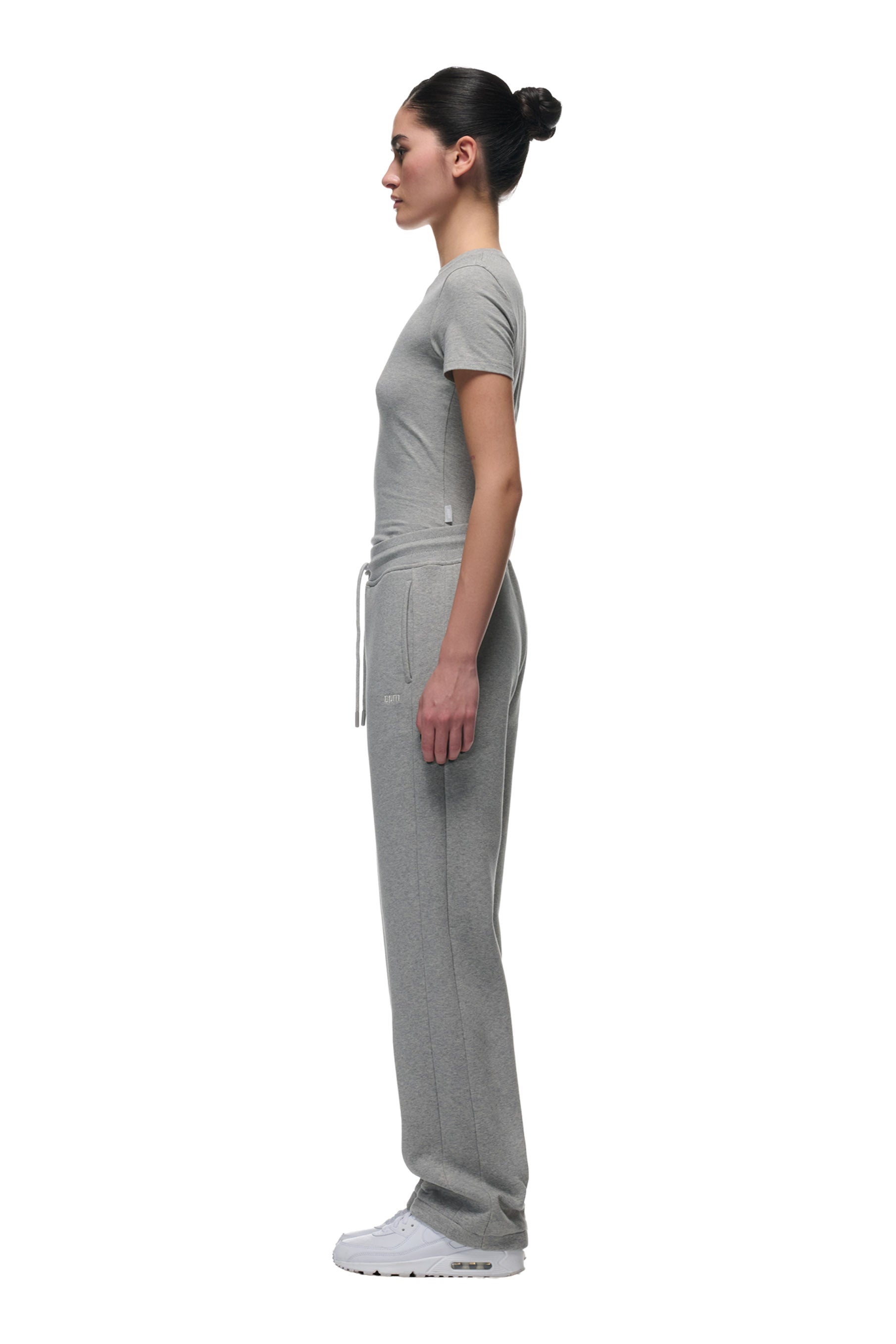 WMNS T-SHIRT GREY MELANGE