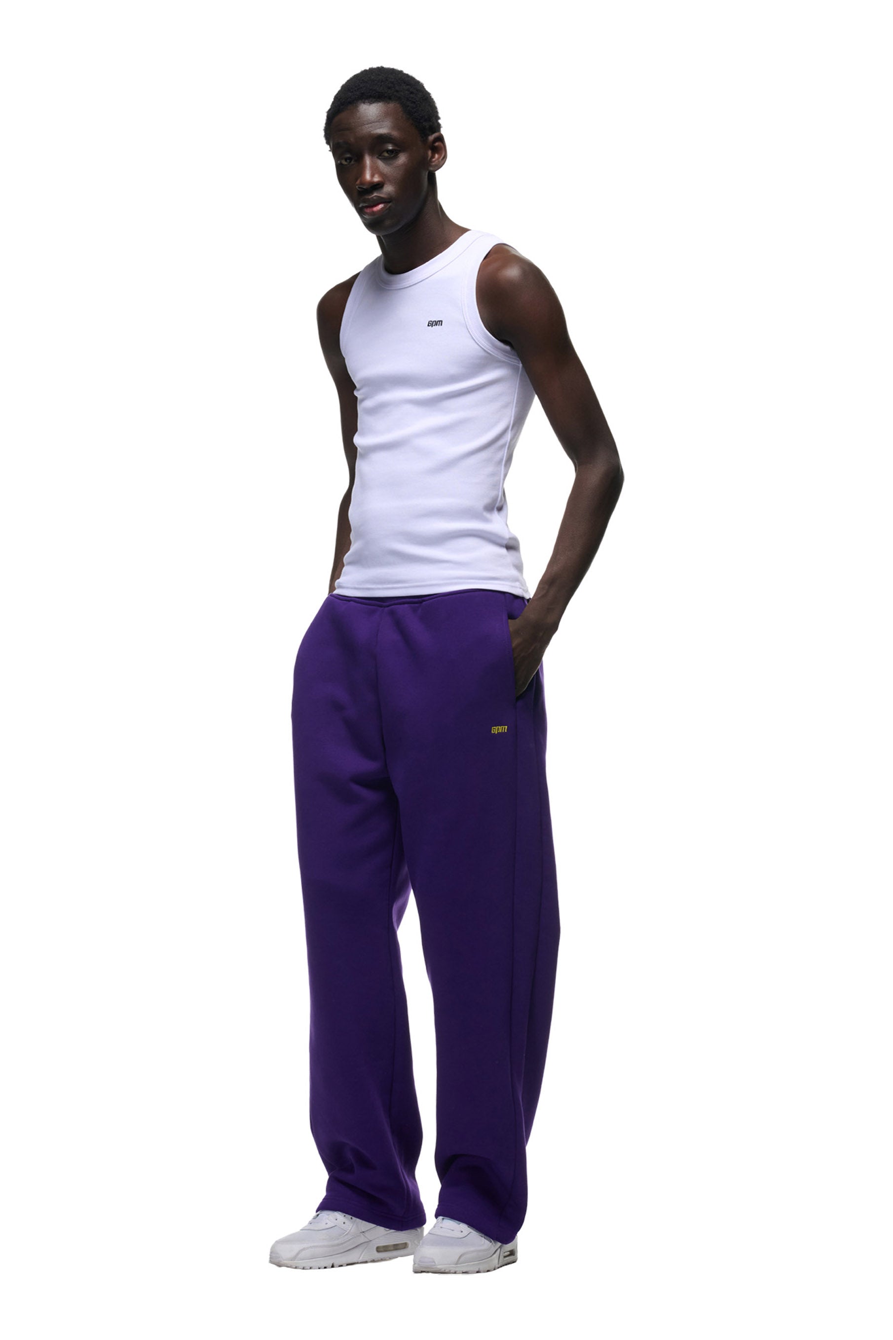 OPEN LEG JOGGER CYBER PURPLE