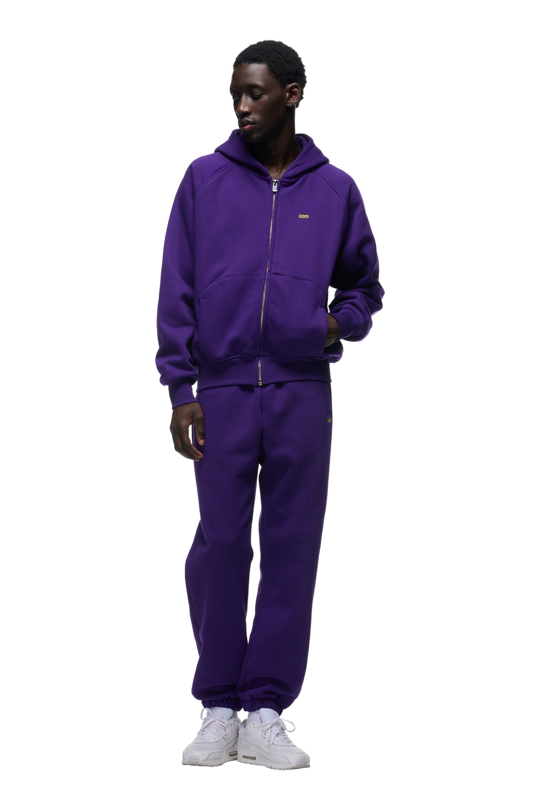 ZIP HOODIE CYBER PURPLE