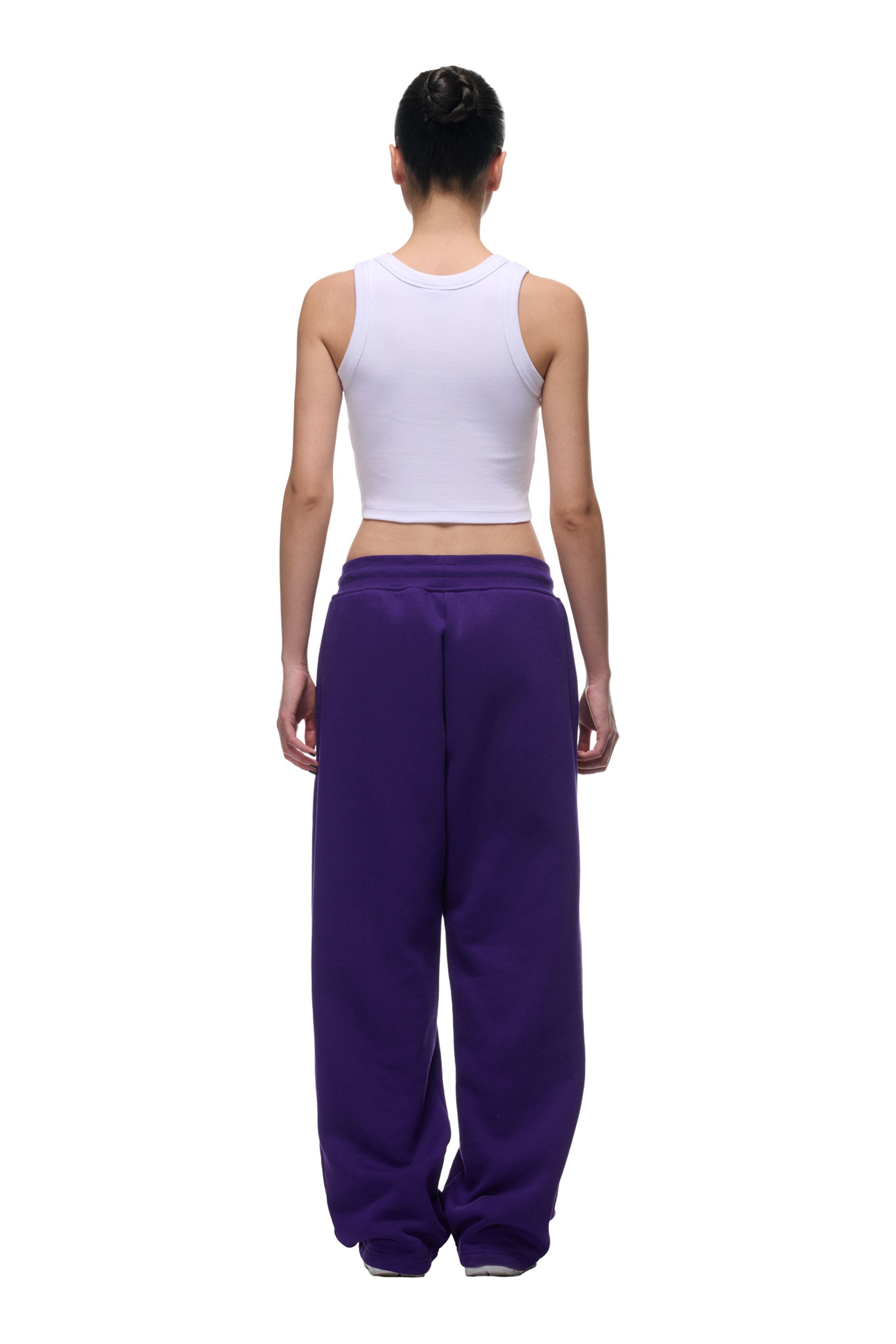 OPEN LEG JOGGER CYBER PURPLE