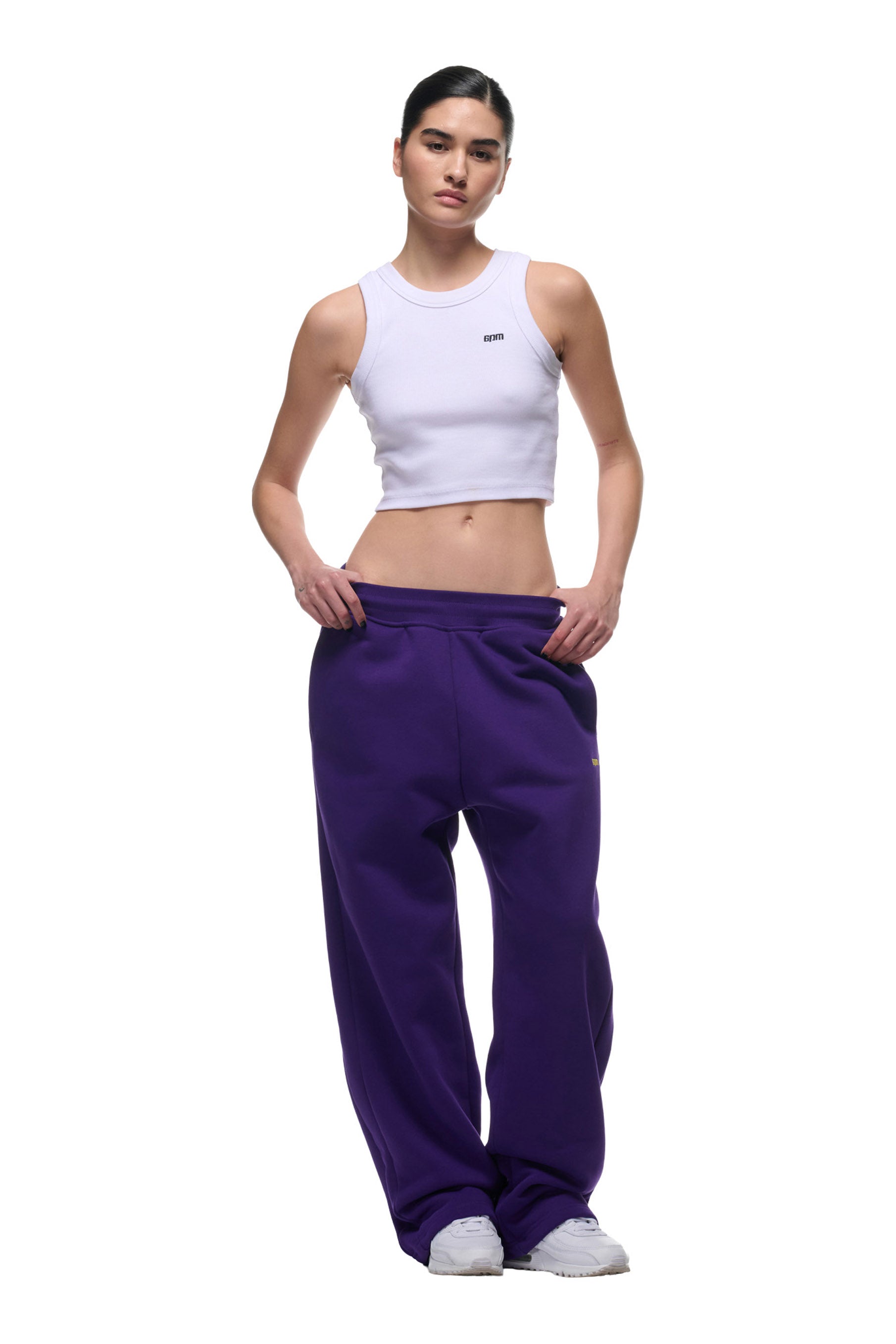 OPEN LEG JOGGER CYBER PURPLE
