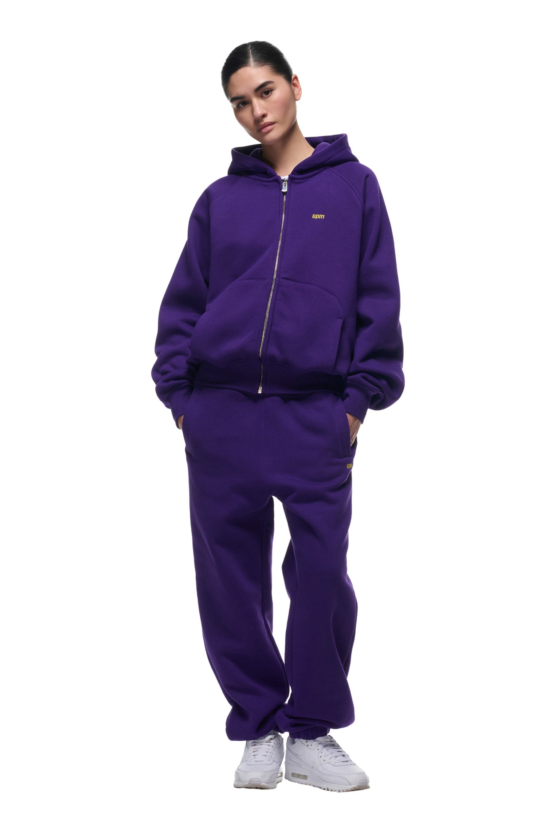 ZIP HOODIE CYBER PURPLE