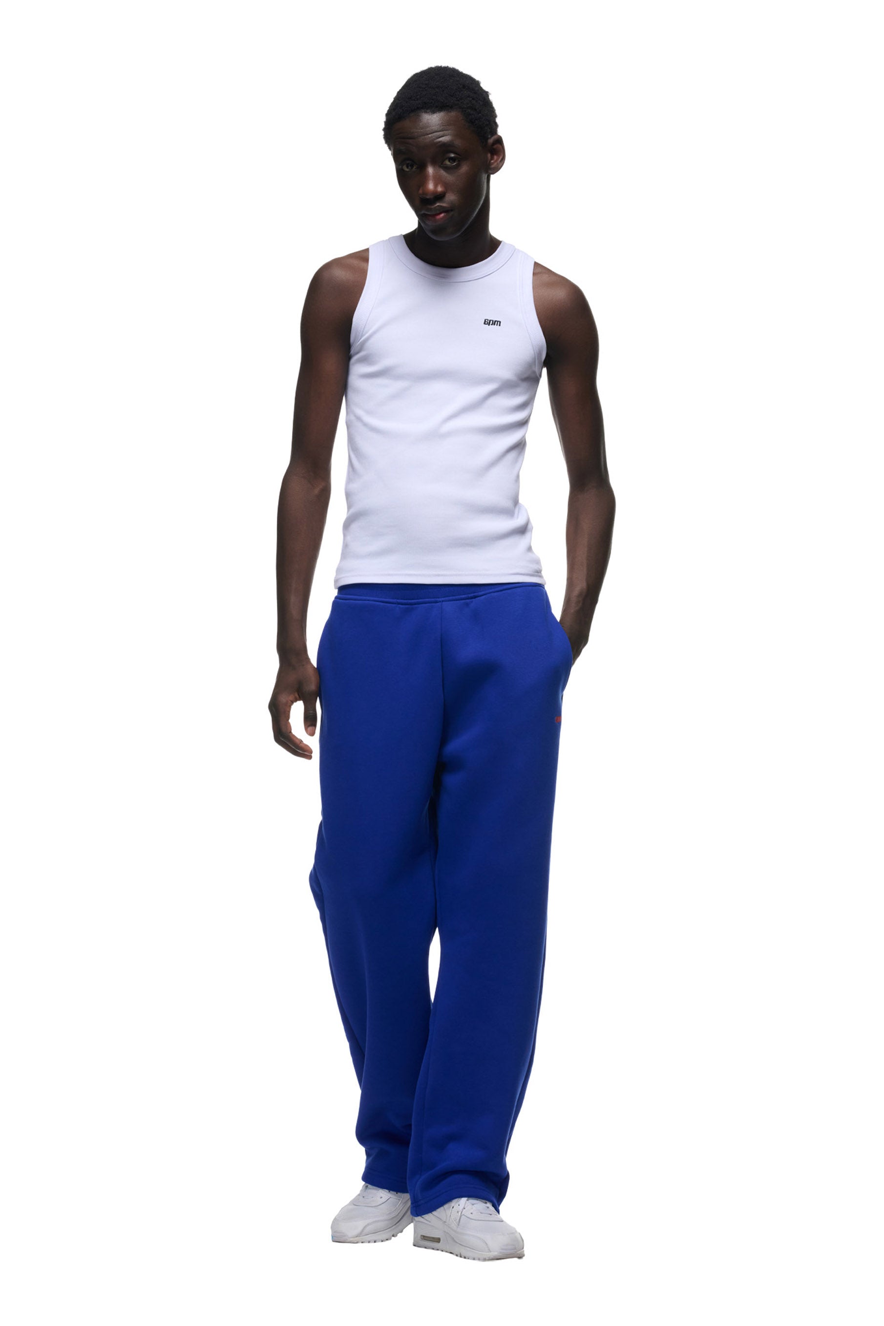 OPEN LEG JOGGER LAPIS BLUE
