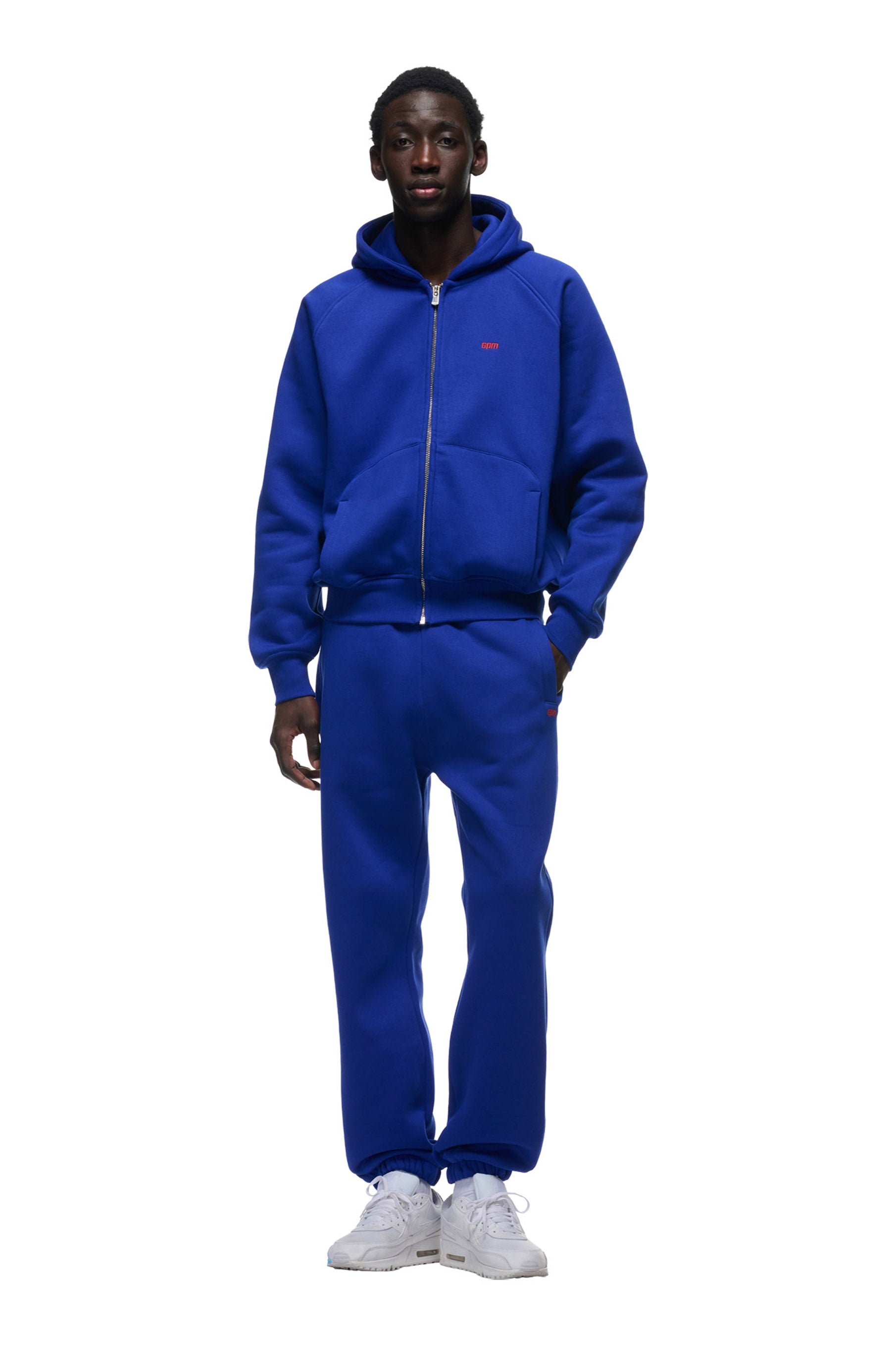 ZIP HOODIE LAPIS BLUE