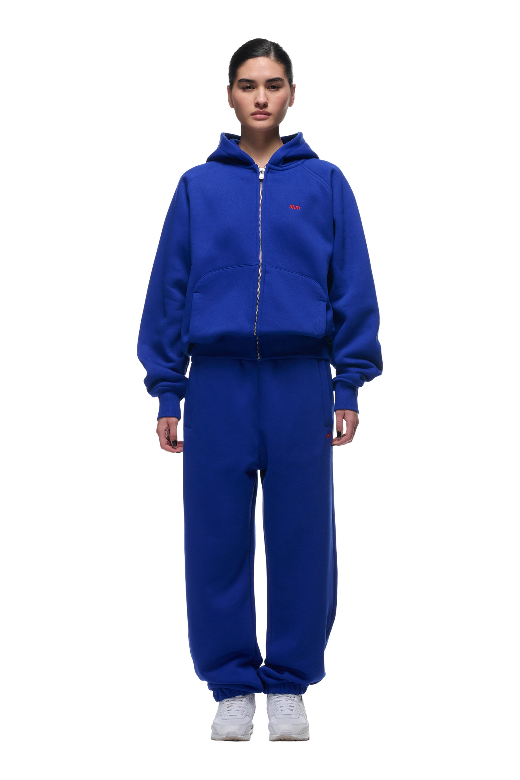 ZIP HOODIE LAPIS BLUE