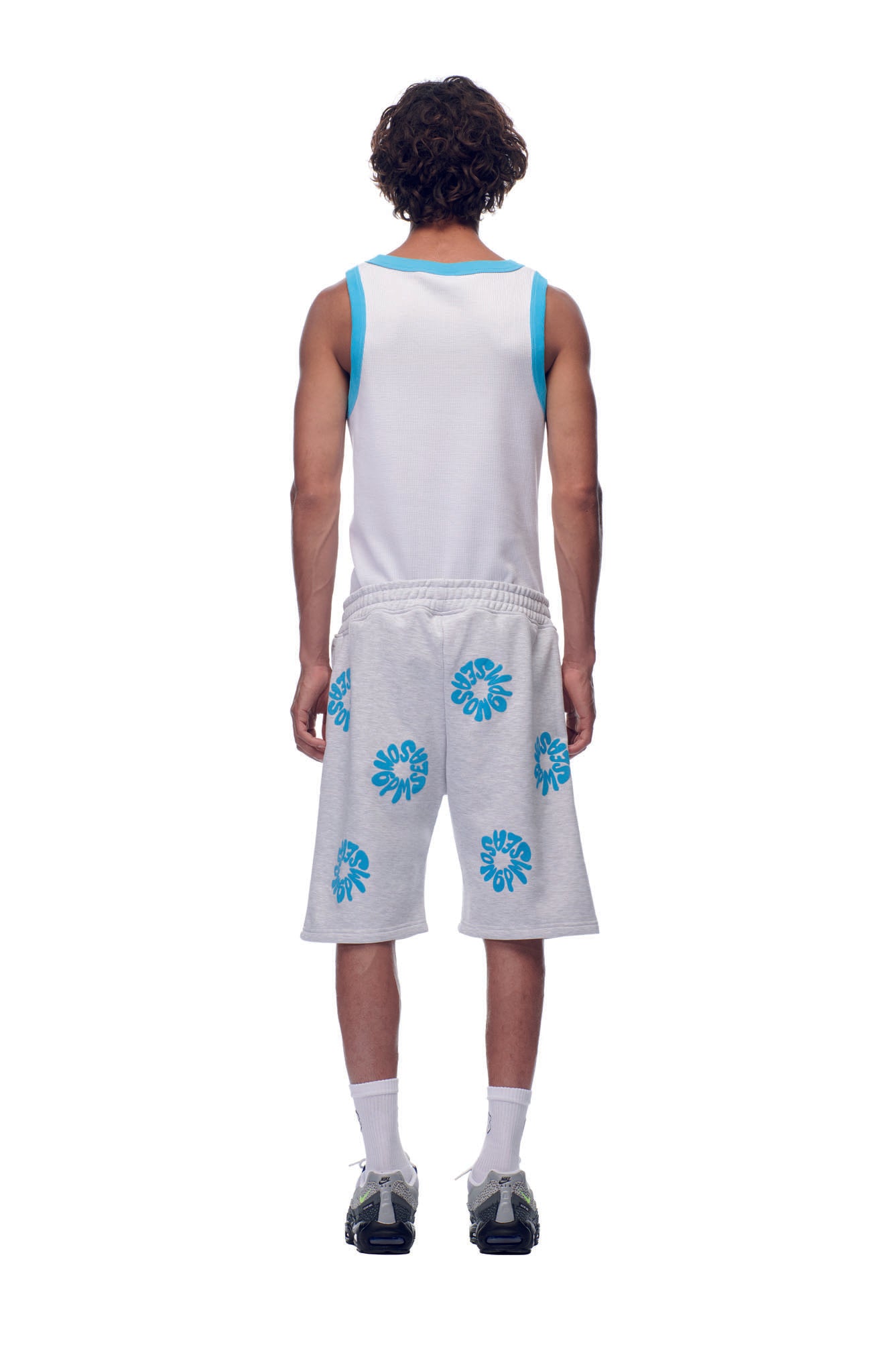 FLOWER SHORTS GREY