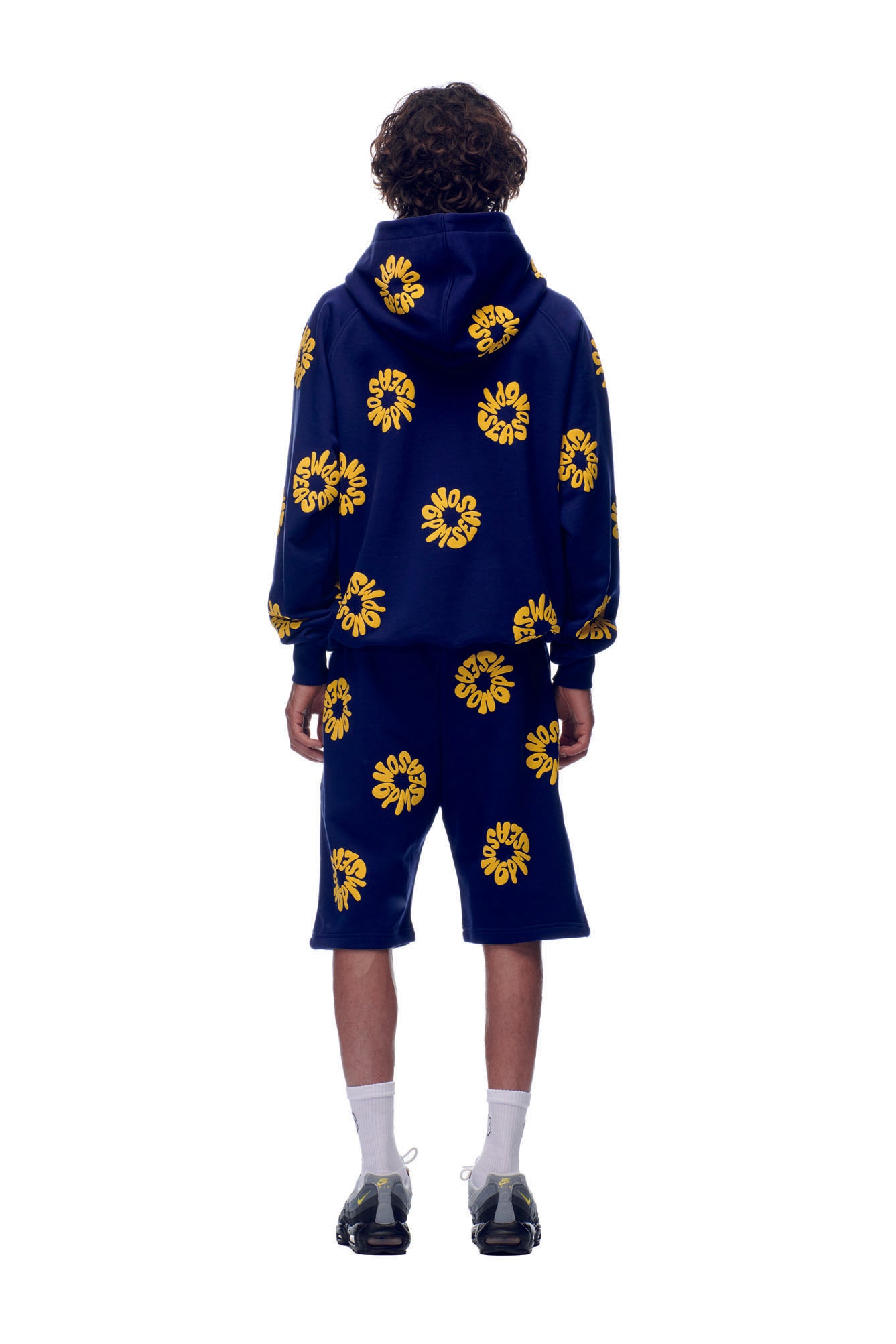 FLOWER HOODIE NAVY