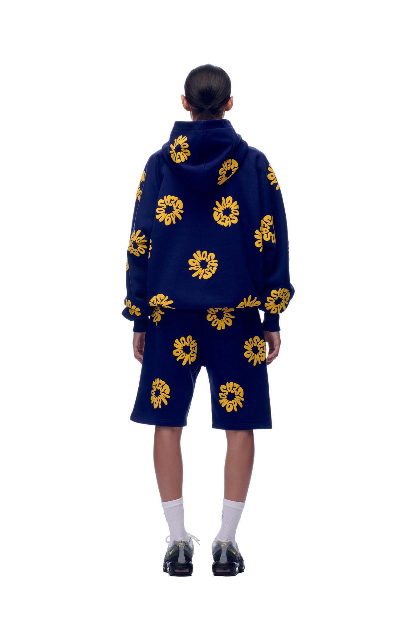 FLOWER HOODIE NAVY