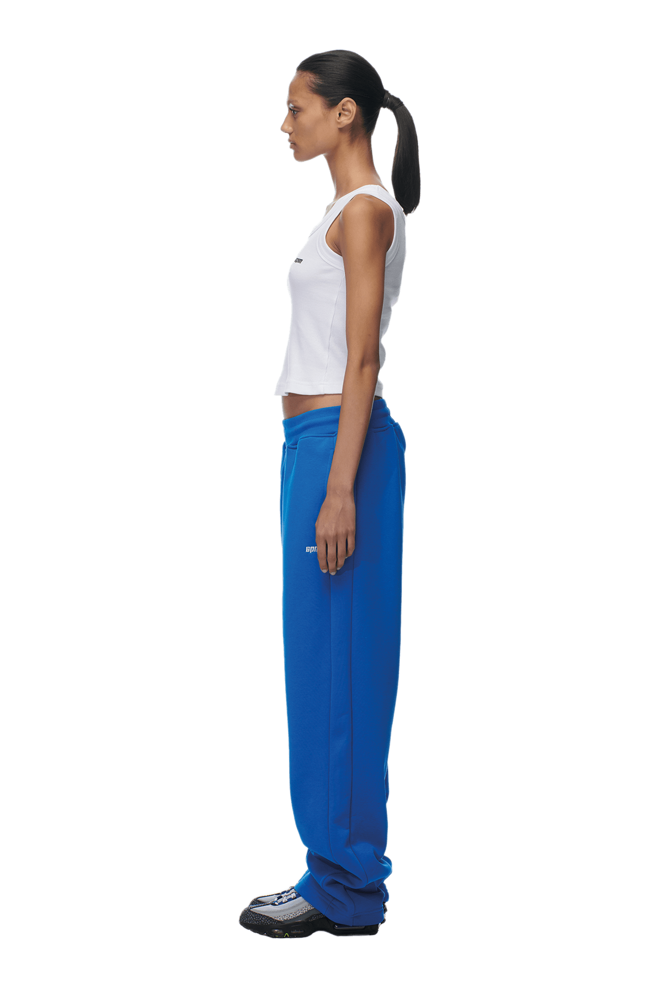 OPEN LEG JOGGER PRINCESS BLUE