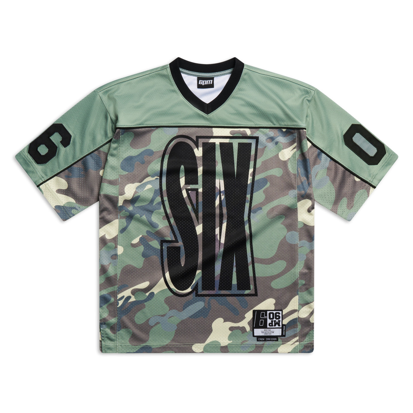 SIX MESH JERSEY PASTEL OLIVE