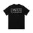 REFLECTIVE LOGO TEE BLACK by 6PM: Black tee featuring bold, graffiti-style reflective SIXPM text on the back, displayed against a plain white background.