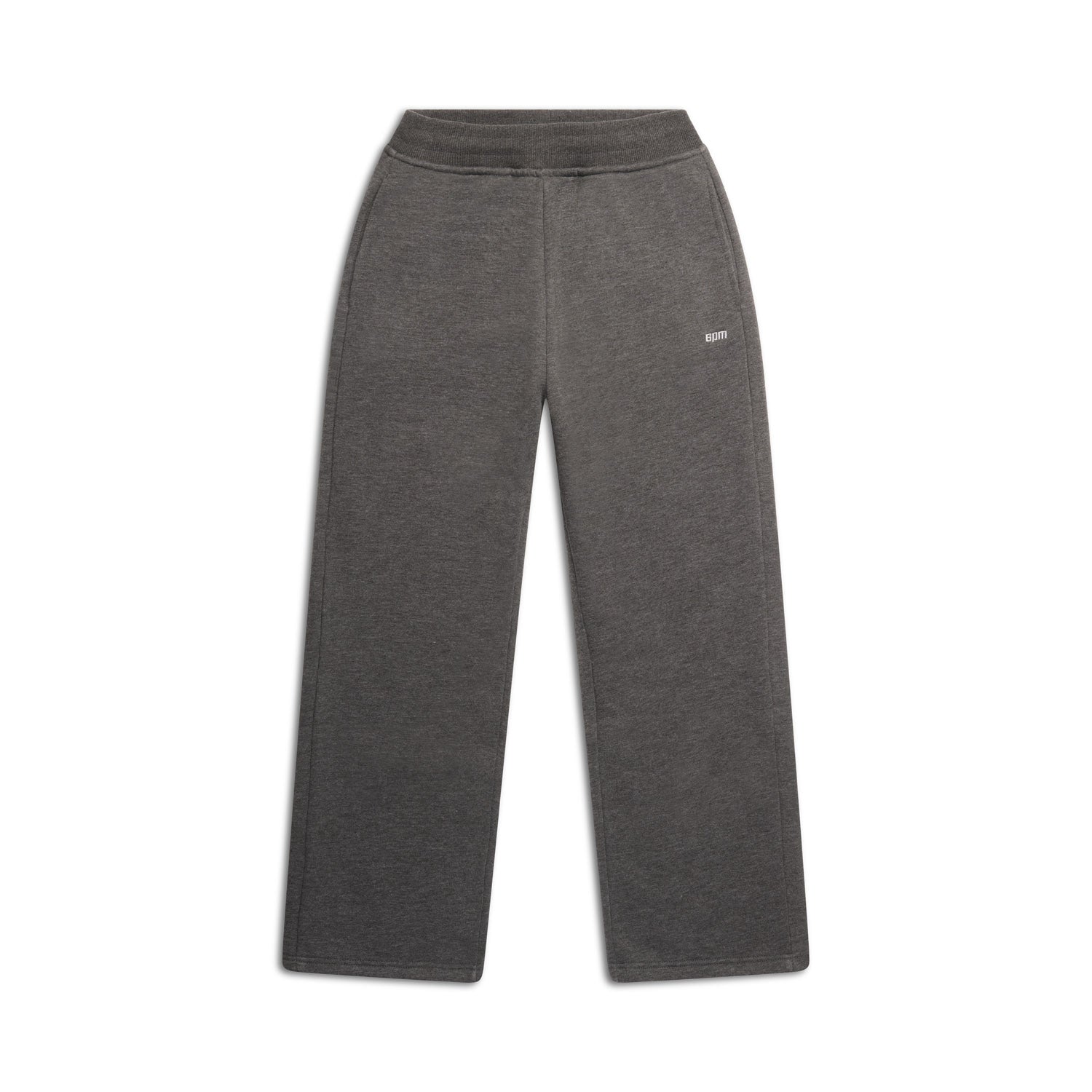 OPEN LEG JOGGER DARK GREY MELANGE